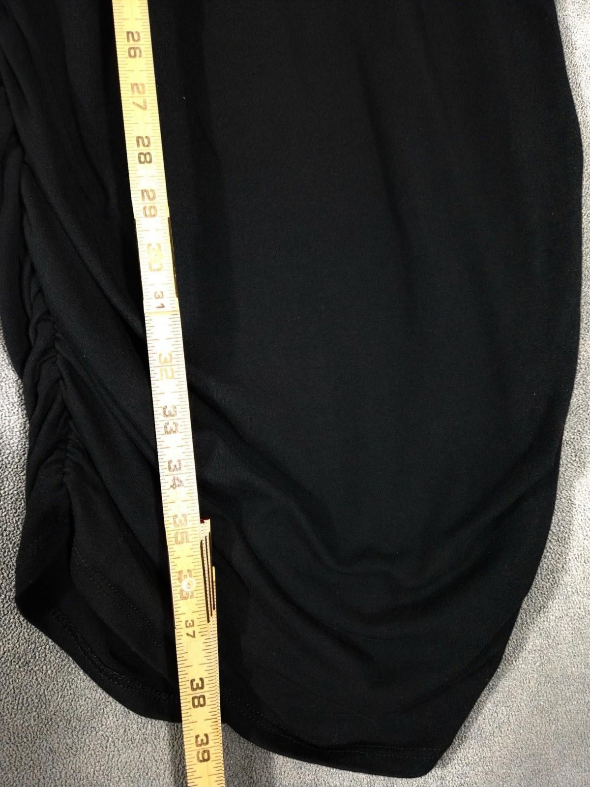 Other Allison Joy Rosie Scrunch Dress Black NWT Evereve Ruched Size S / US 4 / IT 40 - 4 Thumbnail