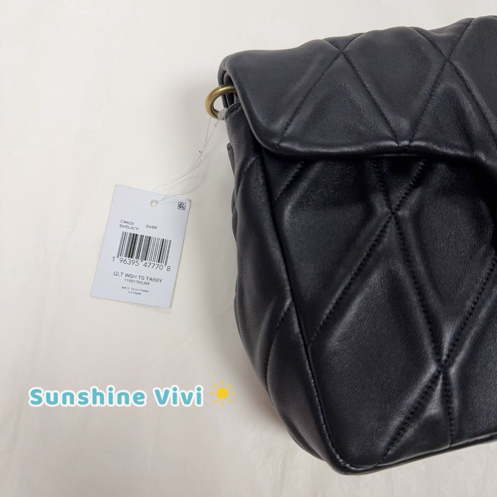 Coach NWT COACH Times Square Tabby Shoulder Bag CW629 Black Size ONE SIZE - 5 Thumbnail