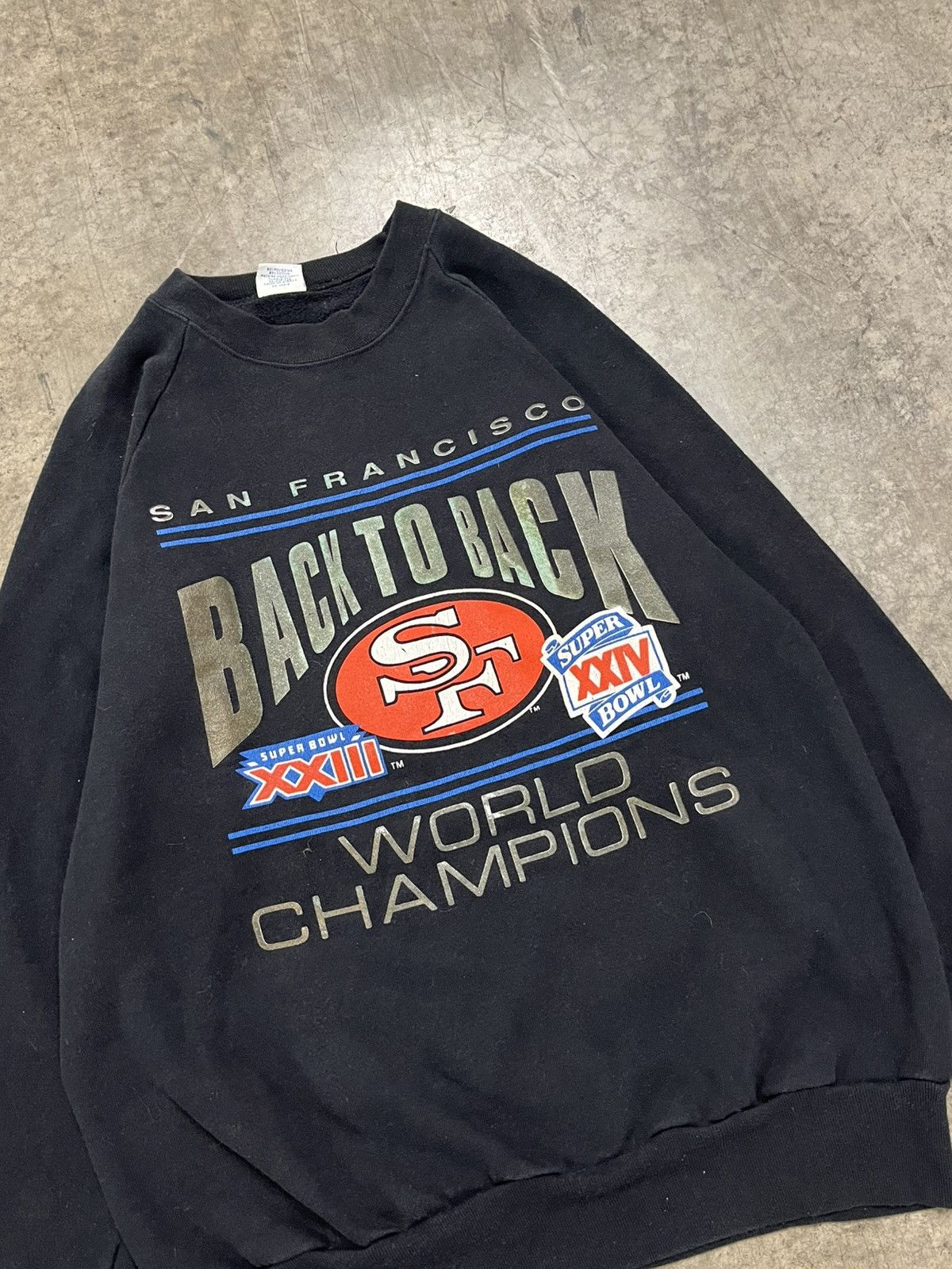 Vintage Vintage NFL sanfrensico 49ers crewneck 90s rare streetwear Size US L / EU 52-54 / 3 - 5 Thumbnail