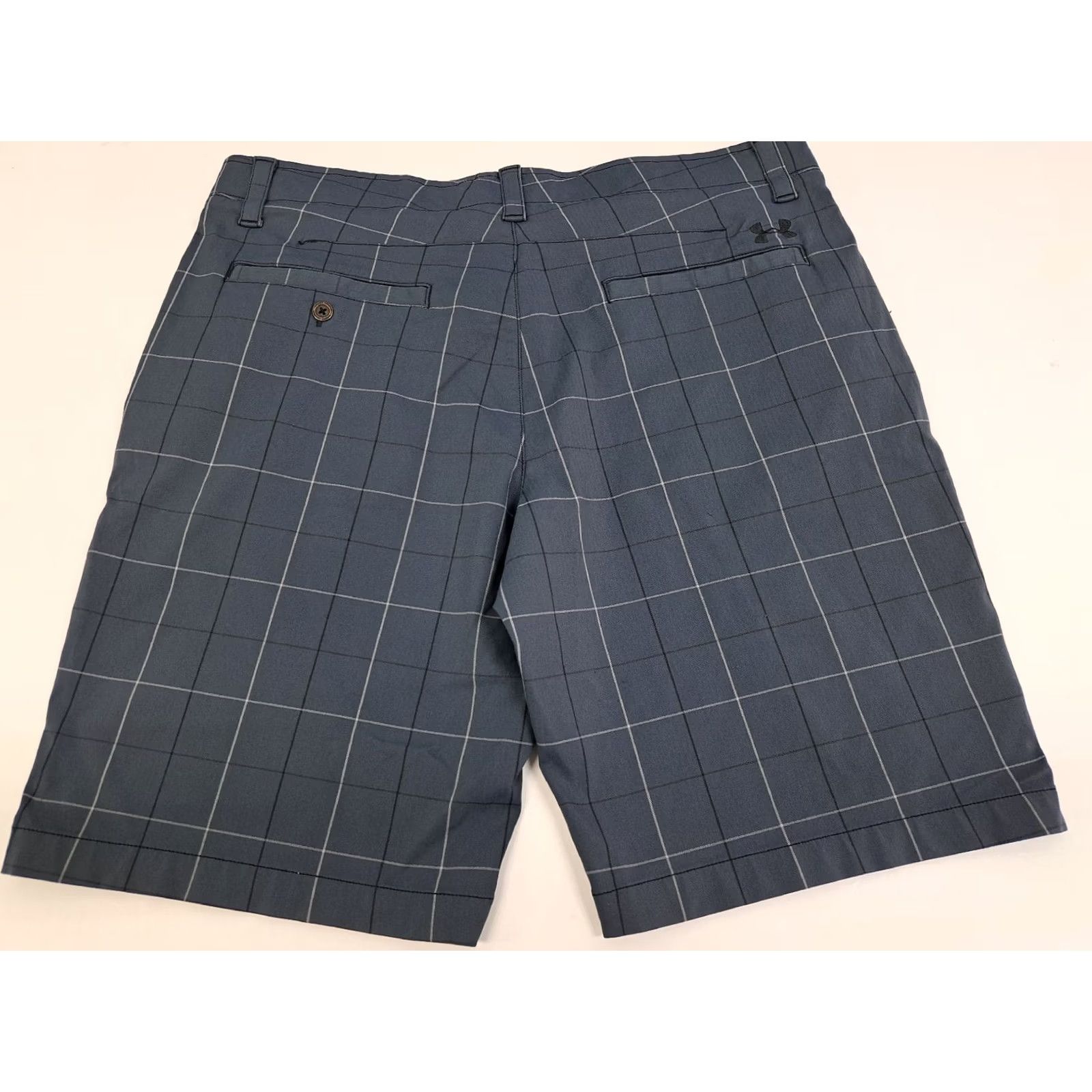 Under Armour Under Armour Mens Golf Shorts Loose HeatGear Size 38 Blue/Grey #4251 Size US 38 / EU 54 - 3 Thumbnail
