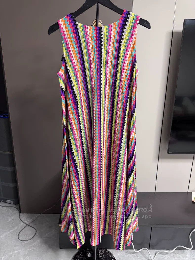Issey Miyake Issey Miyake Long Rainbow Dress Size S / US 4 / IT 40 - 3 Thumbnail