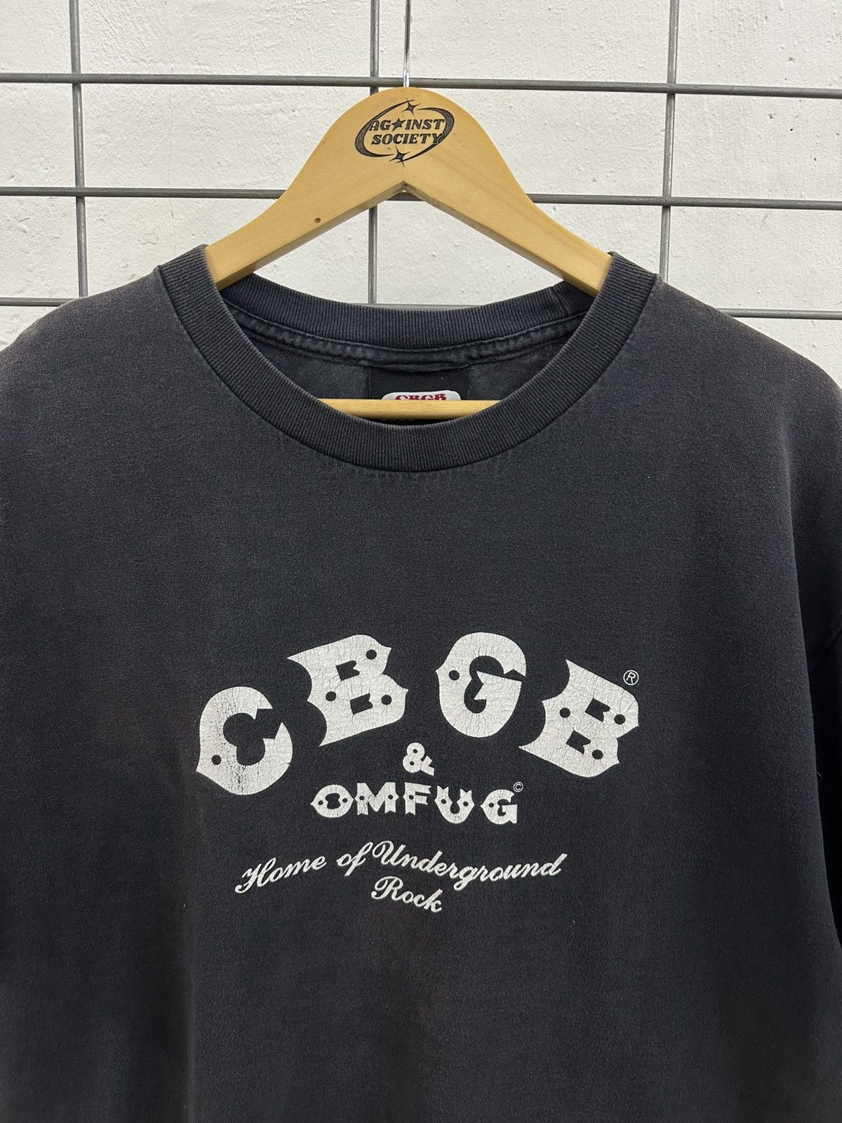 Vintage Vintage CBGB & OMFUG Beautiful Sun Faded Tee Size US L / EU 52-54 / 3 - 4 Thumbnail