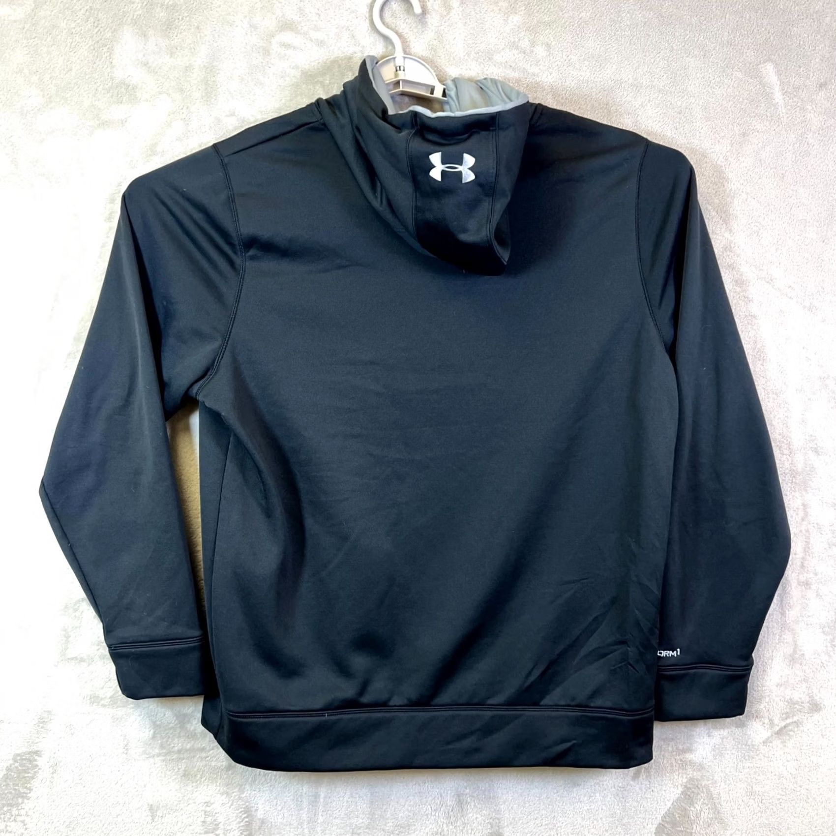 Under Armour Under Armour Hoodie Mens XL Black Fleece Lined Sweatshirt Logo Graphic Size US XL / EU 56 / 4 - 7 Thumbnail