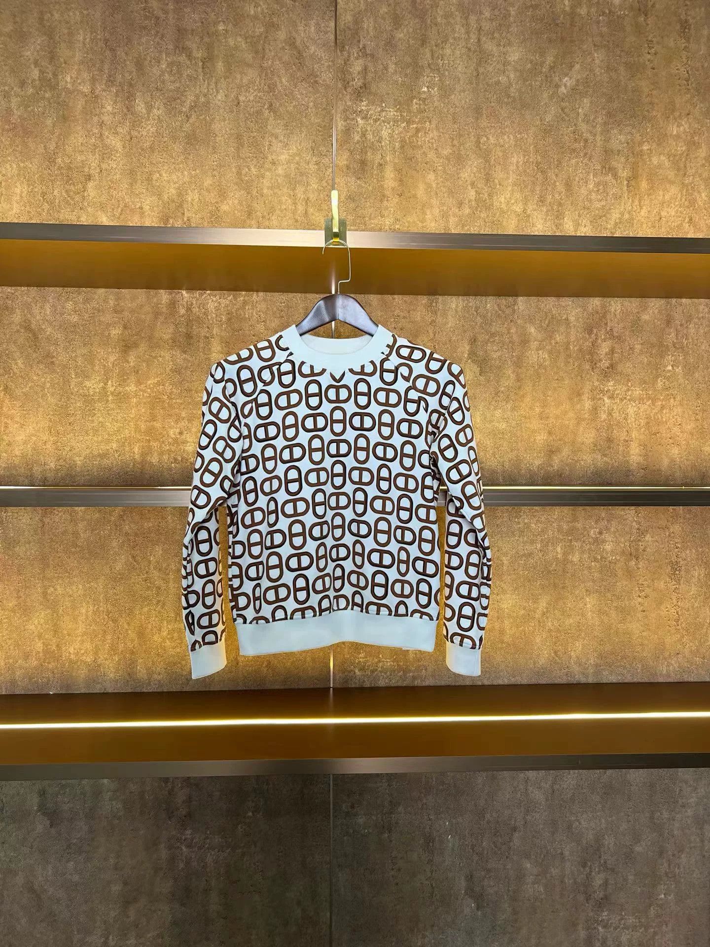 Hermes Hermes Pig Nose Print Silk Sweatshirt Size XXS / US 00 / IT 34 - 1 Thumbnail
