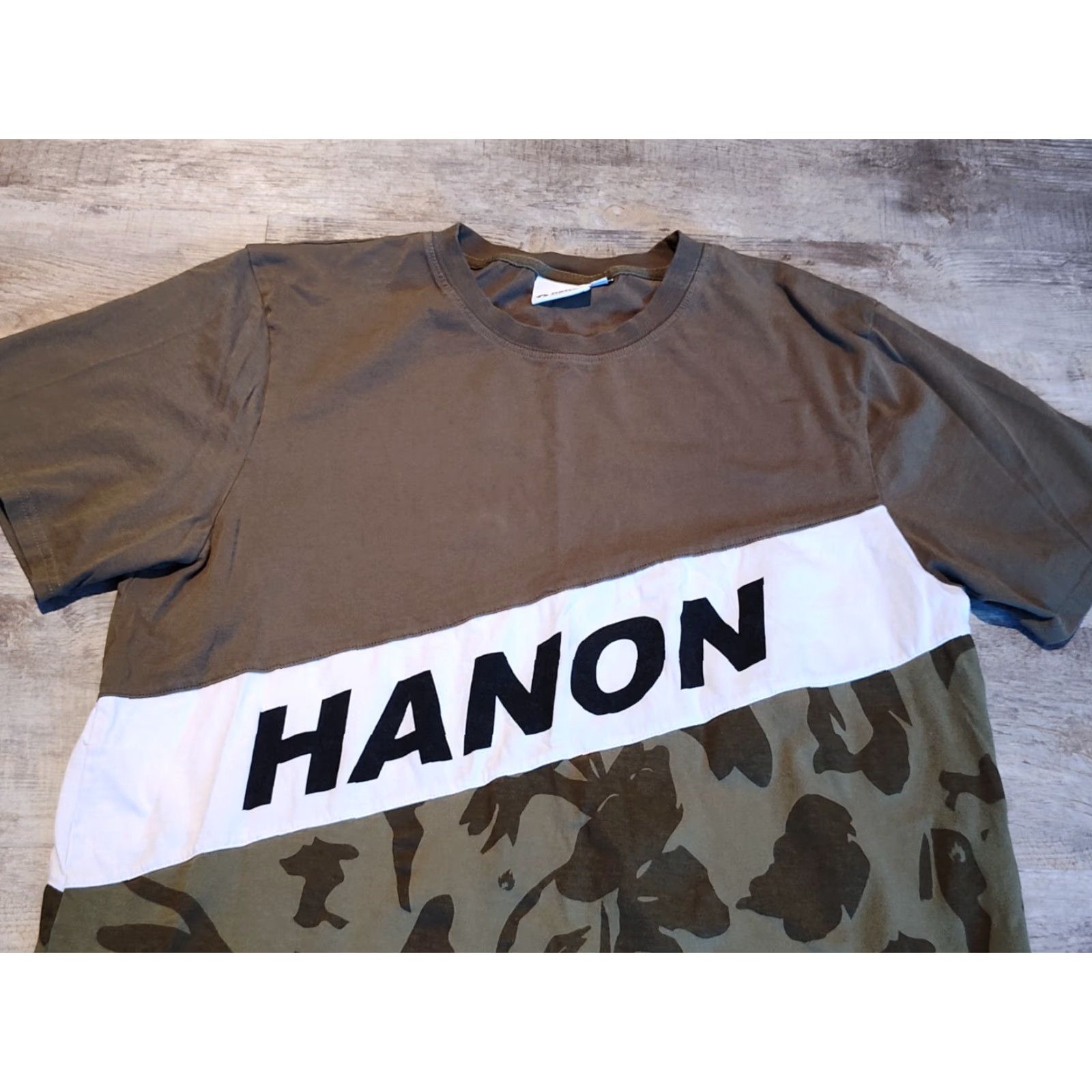 Olive Hanon Men's T-Shirt Olive Green Size Large Sports Regular Fit Size US L / EU 52-54 / 3 - 4 Thumbnail