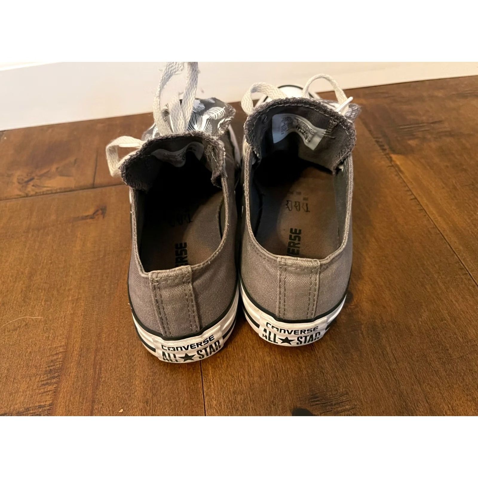 Converse Converse All Star Chuck 546422F Gray Ox Double Tongue Fern Leaf Women’s 5 Sneaker Size US 5 / IT 35 - 4 Thumbnail