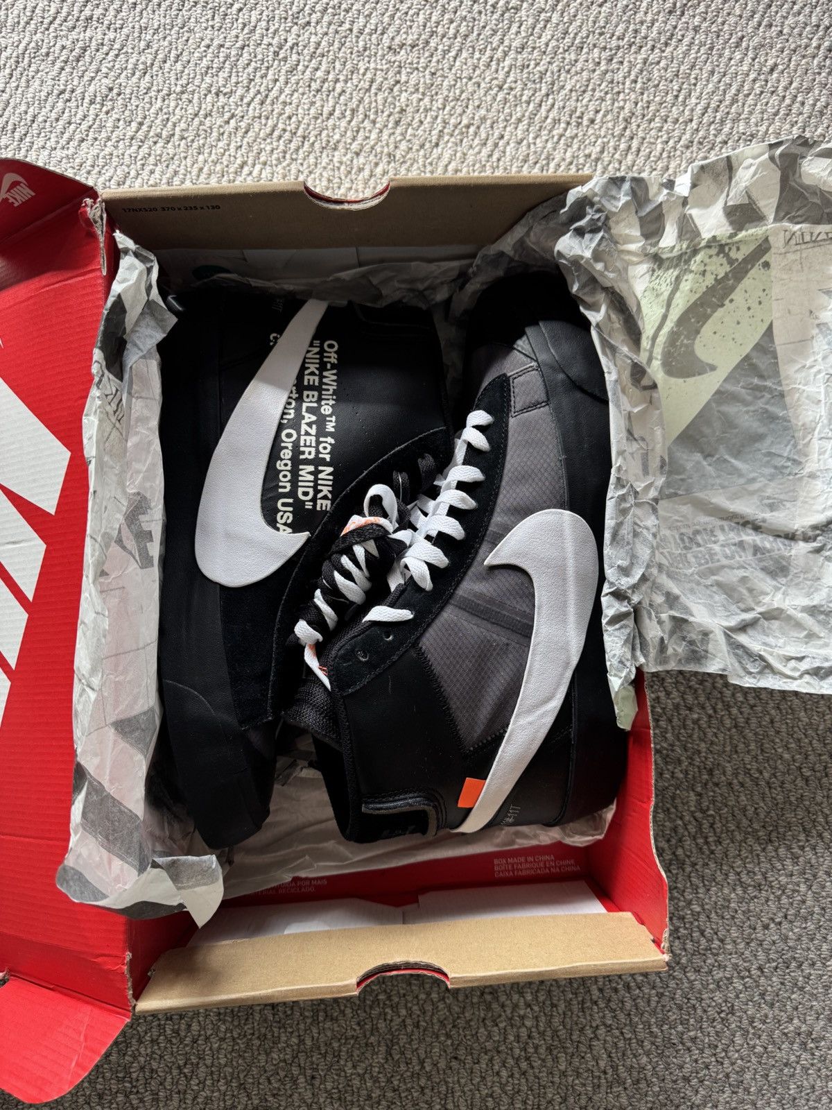 Nike × Off-White 2018 Nike Blazer X Off-White Size US 11 / EU 44 - 1 Thumbnail