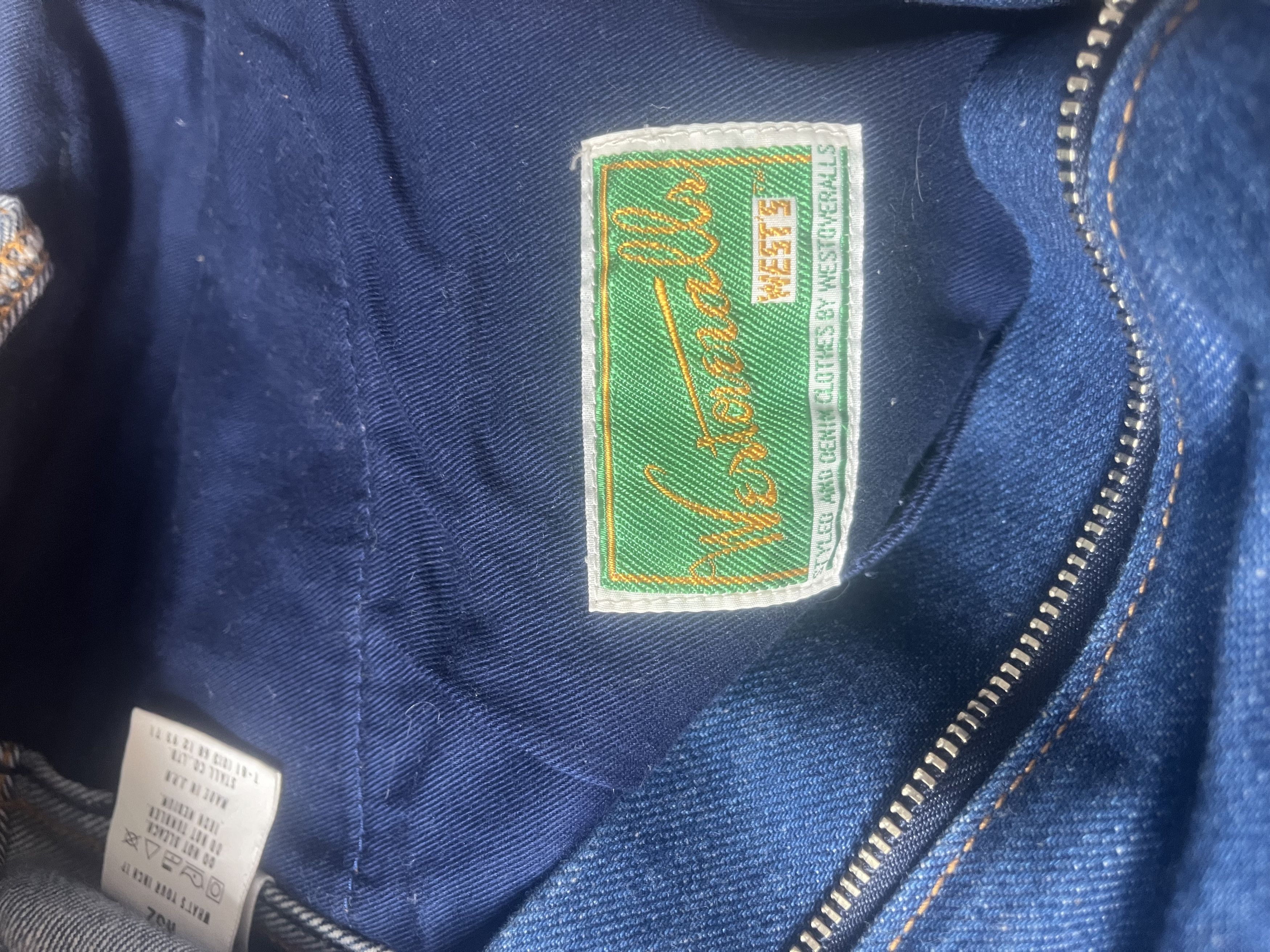 Other West's Westoveralls Wide Leg Japanese Indigo Denim Jeans 32 Size US 32 / EU 48 - 6 Thumbnail