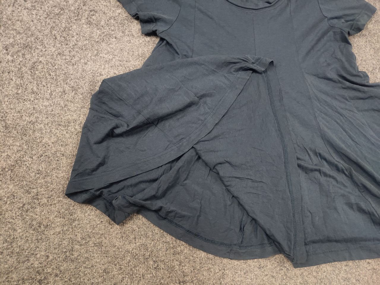 Rundholz Rundholz Design loose tunic short sleeves Dark Gray Blue Size S / US 4 / IT 40 - 8 Thumbnail