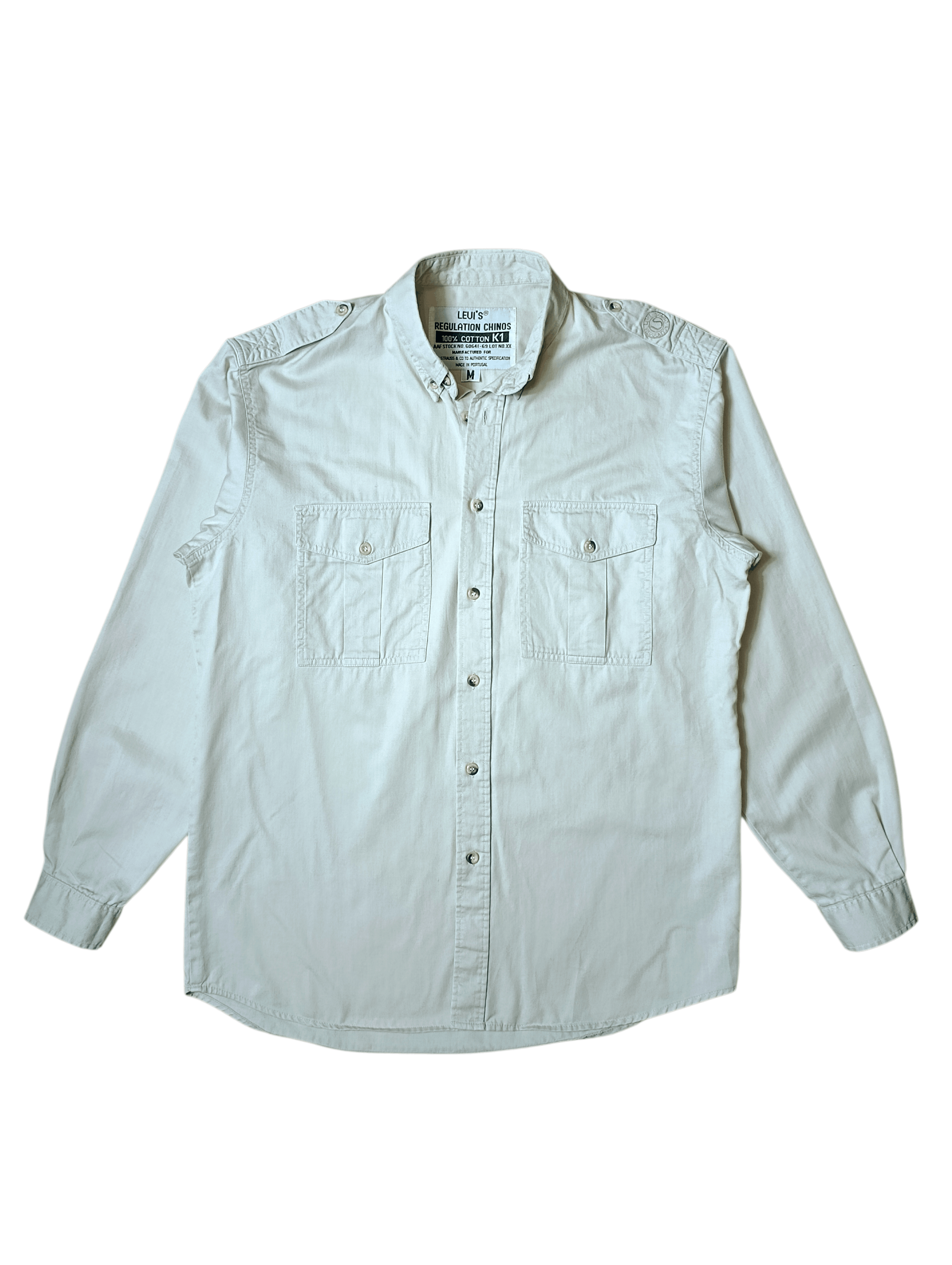 Levi's Vintage Clothing Levis Chinos Military Vintage Shirt Size US M / EU 48-50 / 2 - 11 Thumbnail