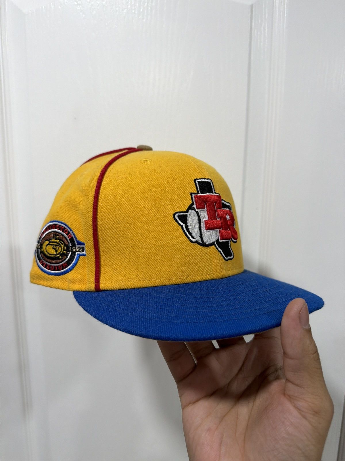 Lids Lids HD Exclusive “woody” Texas Rangers Fitted 7 – Worn 2x Size ONE SIZE - 1 Thumbnail