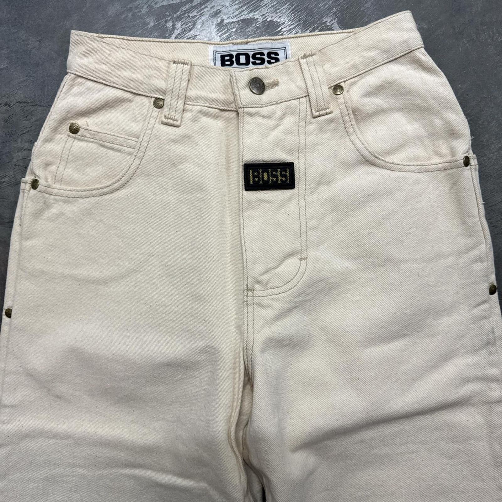 Vintage Vintage 90s Y2K BOSS Baggy Skater Deep Pockets Denim Jeans Size US 28 / EU 44 - 4 Thumbnail