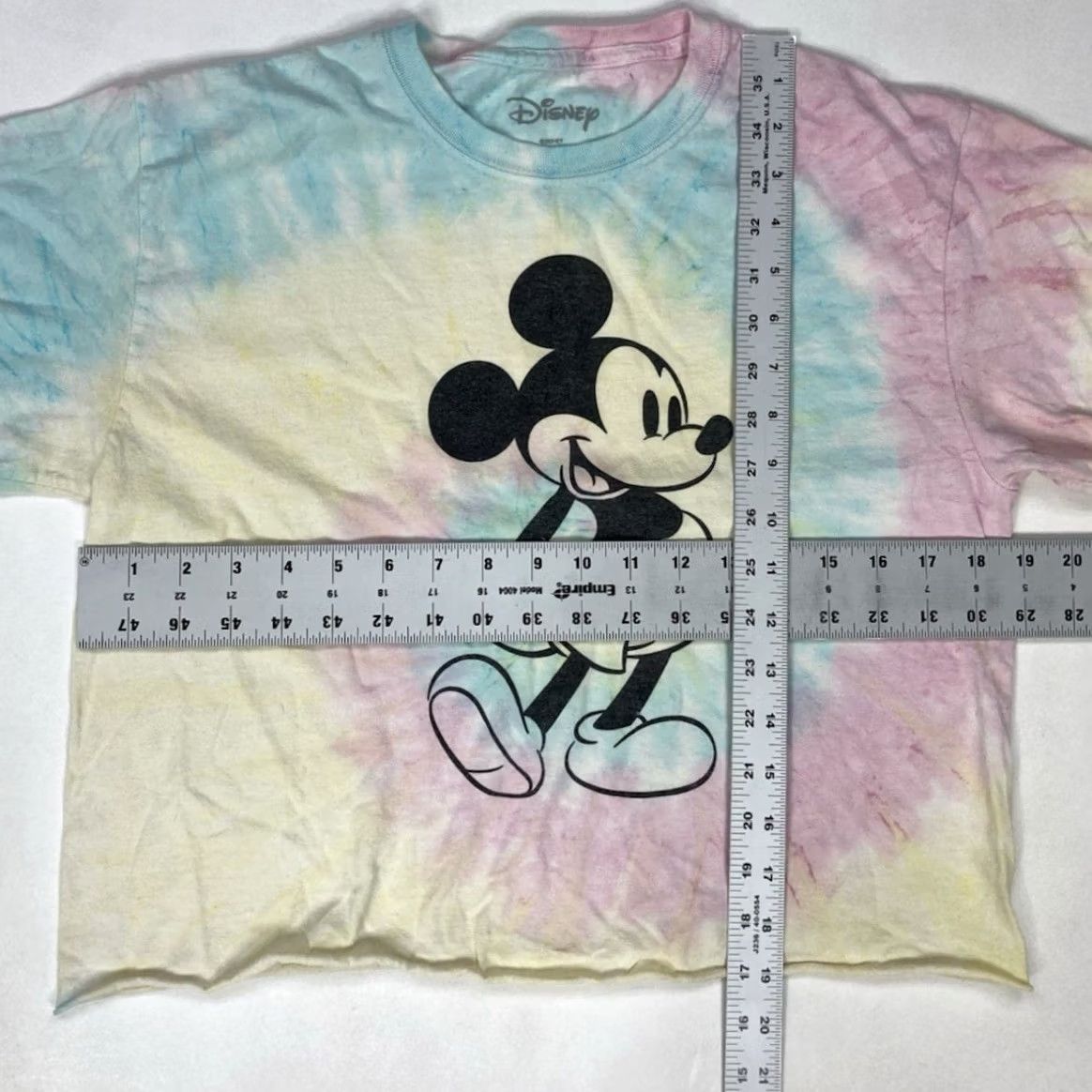 Disney Disney Mickey Mouse Crop Retro Graphic T-Shirt Women Small Multicolor Tie Dye Shirt Size S / US 4 / IT 40 - 5 Thumbnail