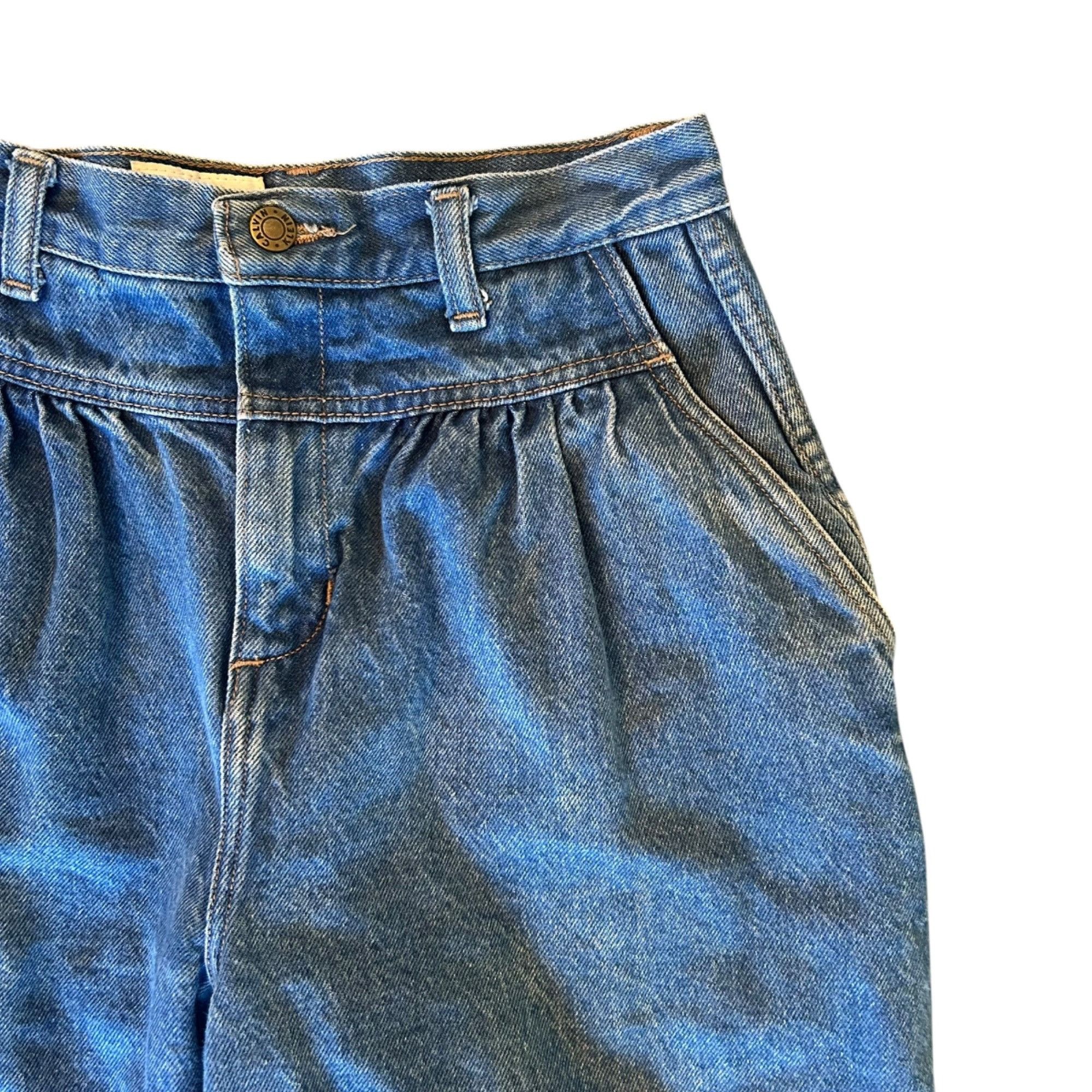 Calvin Klein Vintage Calvin Klein Pleated Ultra High Rise Balloon Denim J Size 28" / US 6 / IT 42 - 6 Thumbnail