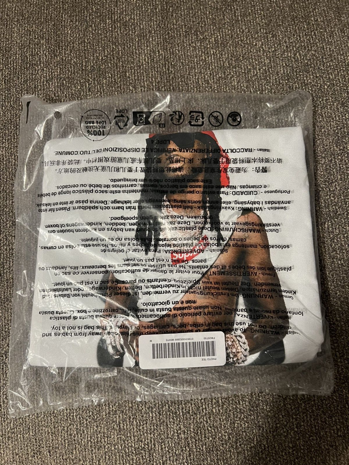 Supreme PLAYBOI CARTI PHOTO TEE Size US M / EU 48-50 / 2 - 1 Thumbnail