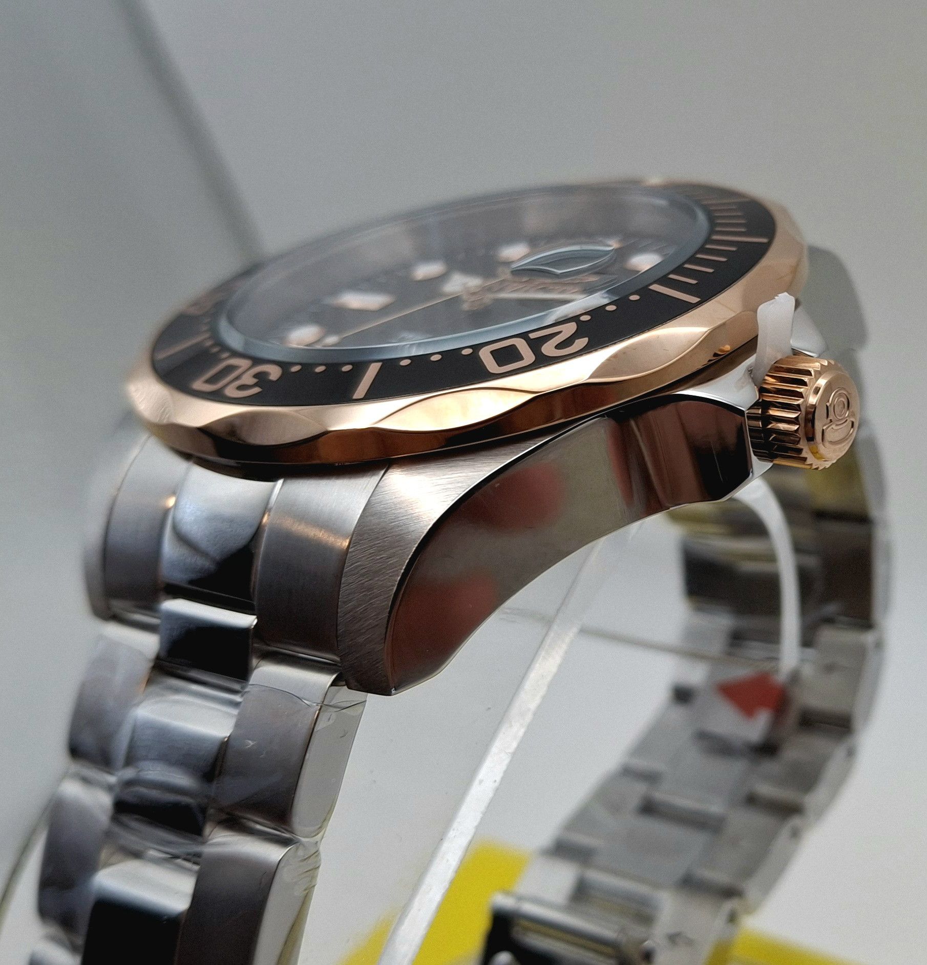 Invicta Invicta Grand Diver 12567 47mm Rose Gold Steel Watch NEW Size 46 - 4 Thumbnail