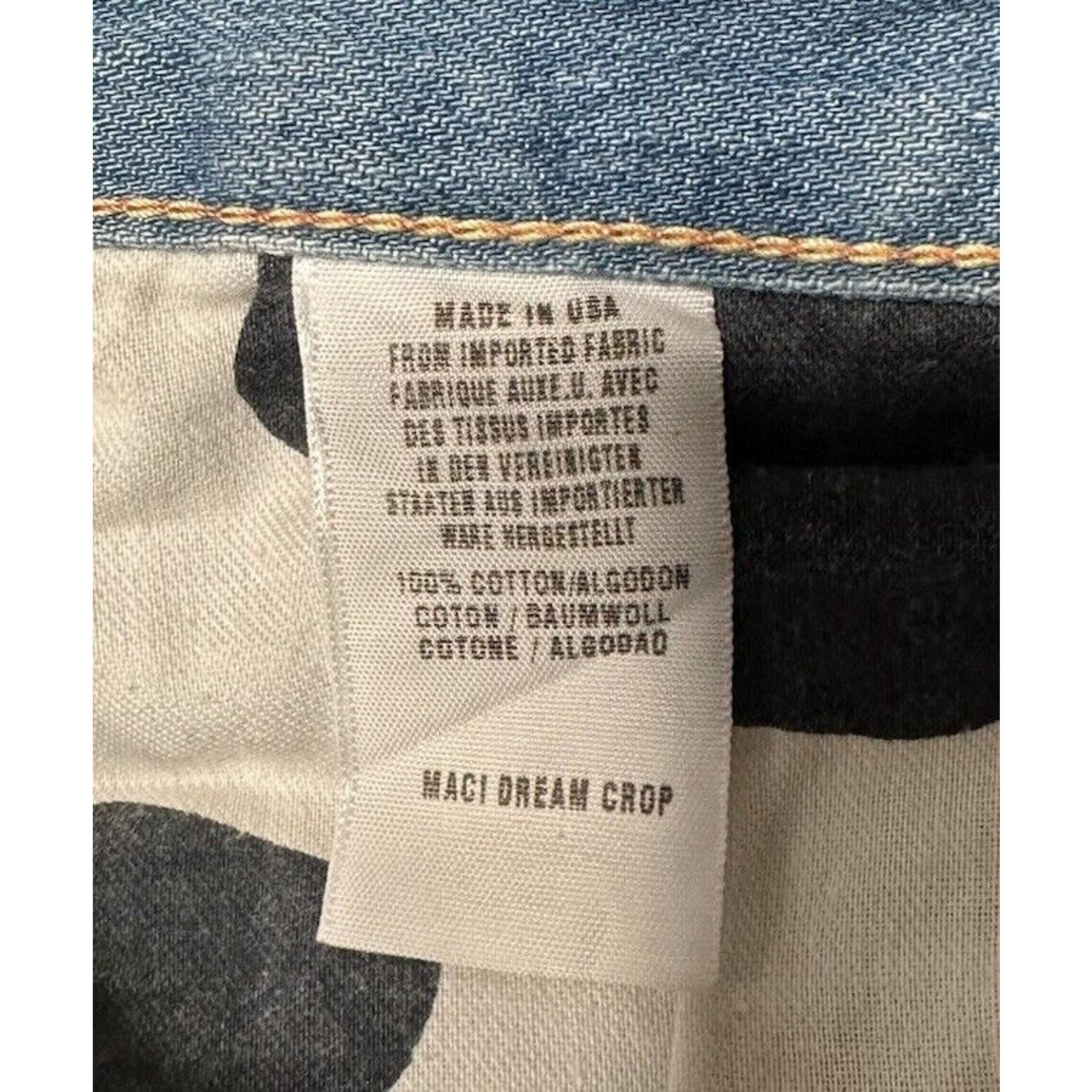 Lucky Brand NEW Lucky Brand Maci Dream Crop Low Rise Capri Jeans 14/32 Size 36" / US 14 / IT 50 - 11 Thumbnail