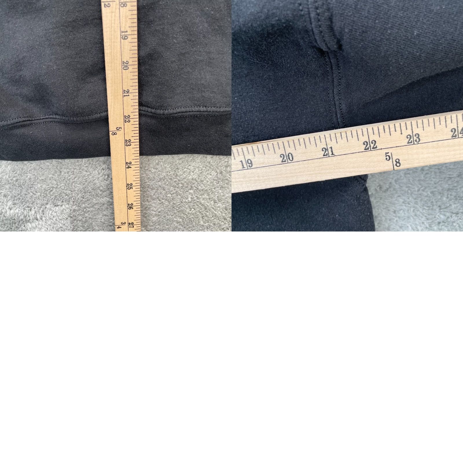 Logo 7 Riot Society Hoodie Mens Medium Black Embroidered Mushroom Logo Pullover Cotton Polyester Graphic Print Lined Pockets Crew Neck Sweatshirt Size US M / EU 48-50 / 2 - 8 Thumbnail