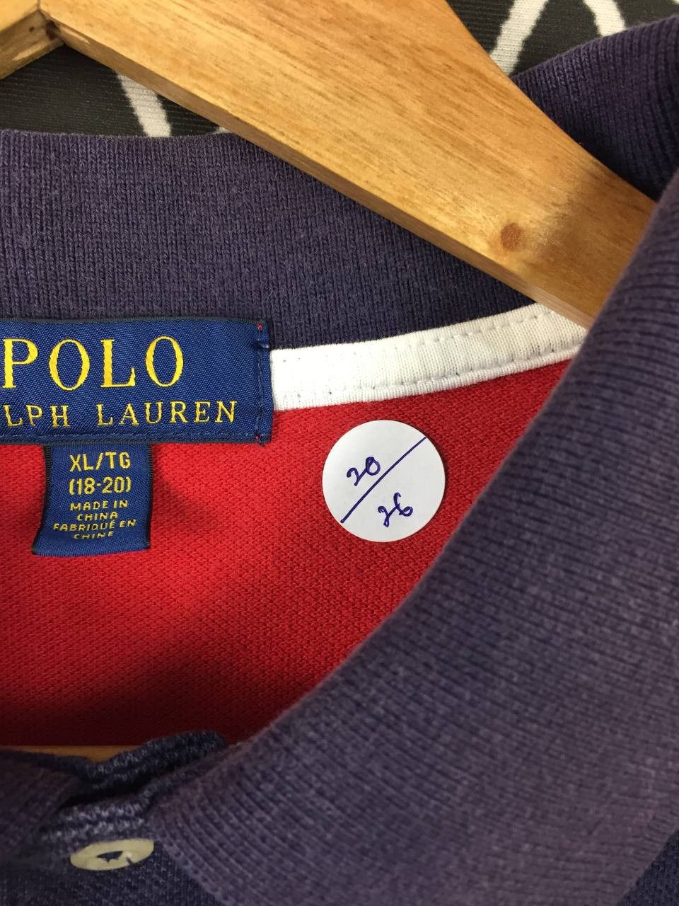 Polo Ralph Lauren Vtg Polo Ralph Lauren Big Pony USA Flag Polo Tee Size US M / EU 48-50 / 2 - 15 Thumbnail