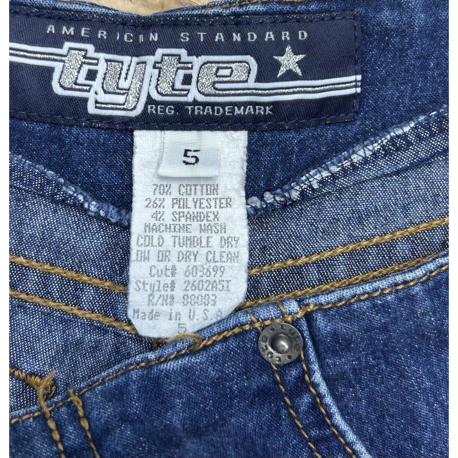 Other Tyte Jeans Women's ladies Denim Size 5 Blue Jeans Shorts Size 28" / US 6 / IT 42 - 3 Thumbnail