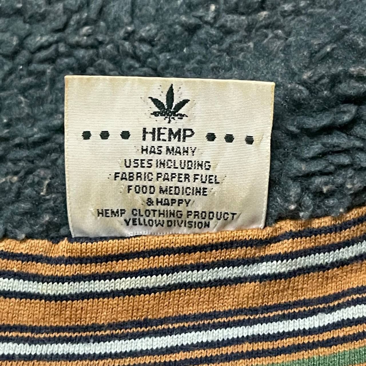 go slow caravan Vintage Gohemp Gowest Yellow Division Fleece Deep Pile Vest Size US L / EU 52-54 / 3 - 7 Thumbnail