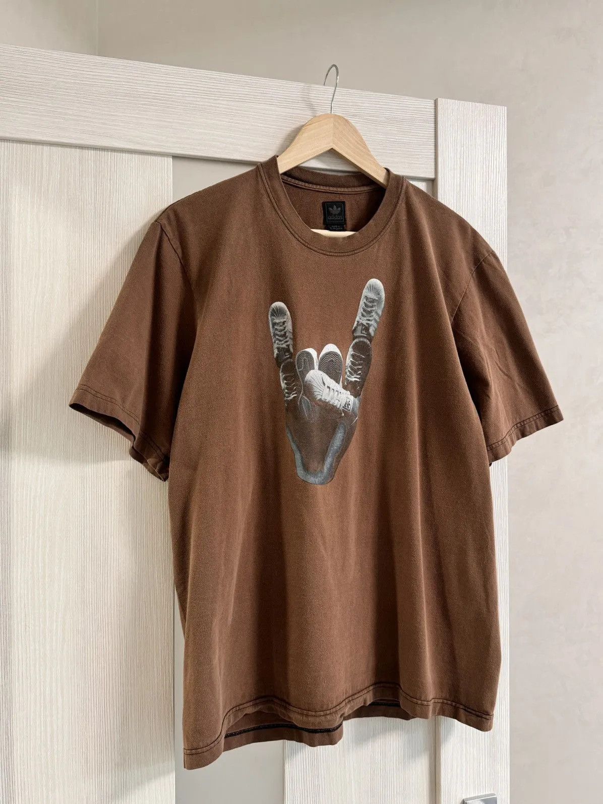 Adidas Vintage adidas tee balenciaga style sk8 y2k faded Yzy Size US L / EU 52-54 / 3 - 2 Thumbnail