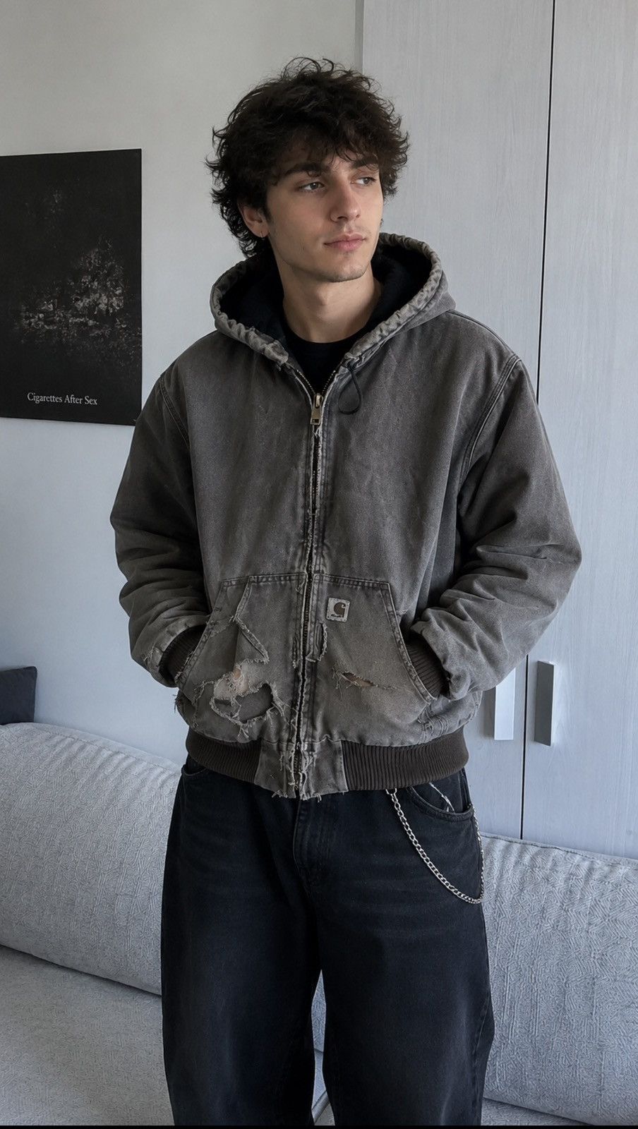 Carhartt Vintage Carhartt distressed Jacket Size US L / EU 52-54 / 3 - 2 Thumbnail