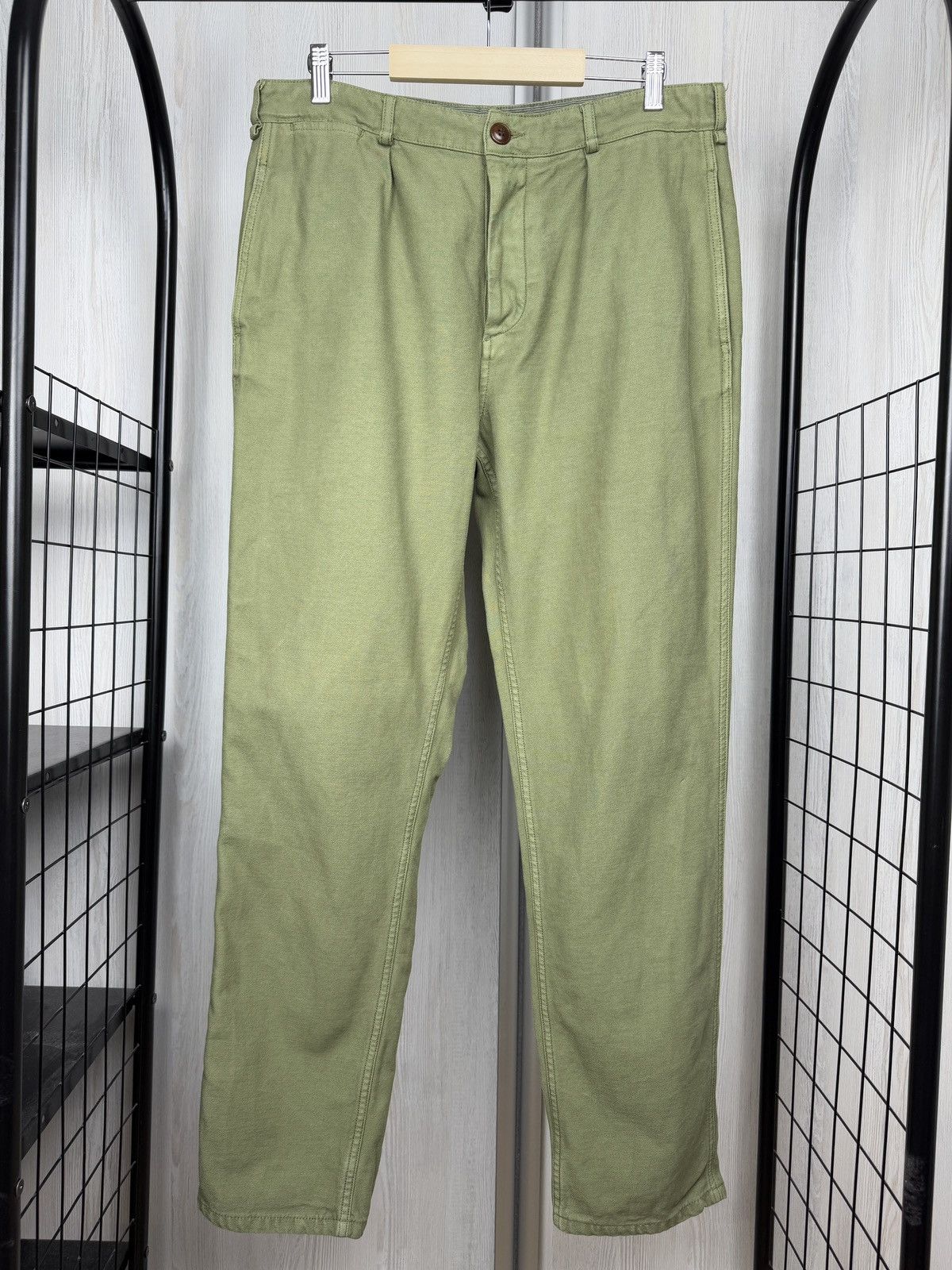 Homecore Homecore khaki green cotton chino pants size 33 Size US 33 - 2 Thumbnail