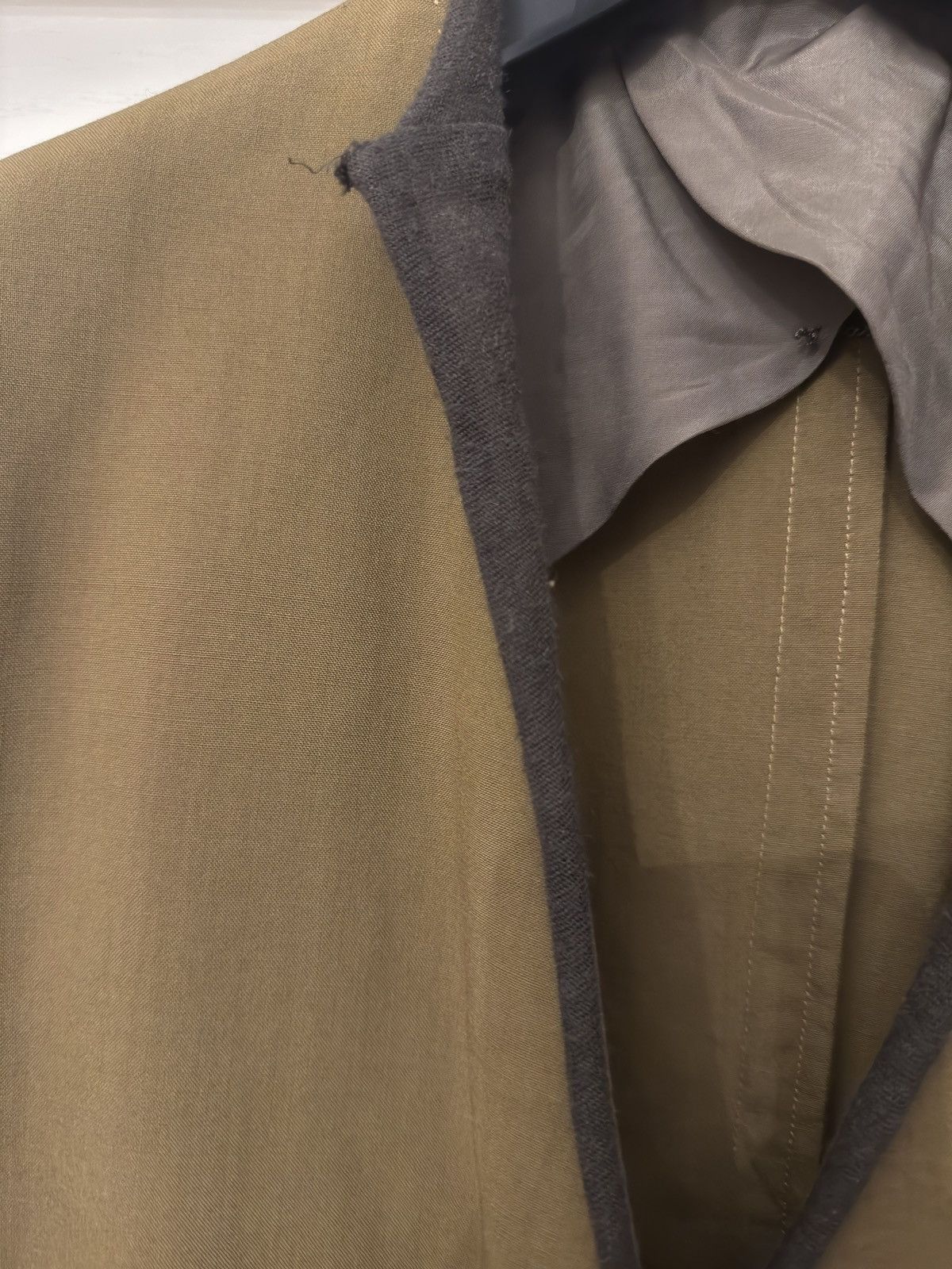 Kolor Kolor men contrast runway blazer wool jacket Size US M / EU 48-50 / 2 - 3 Thumbnail