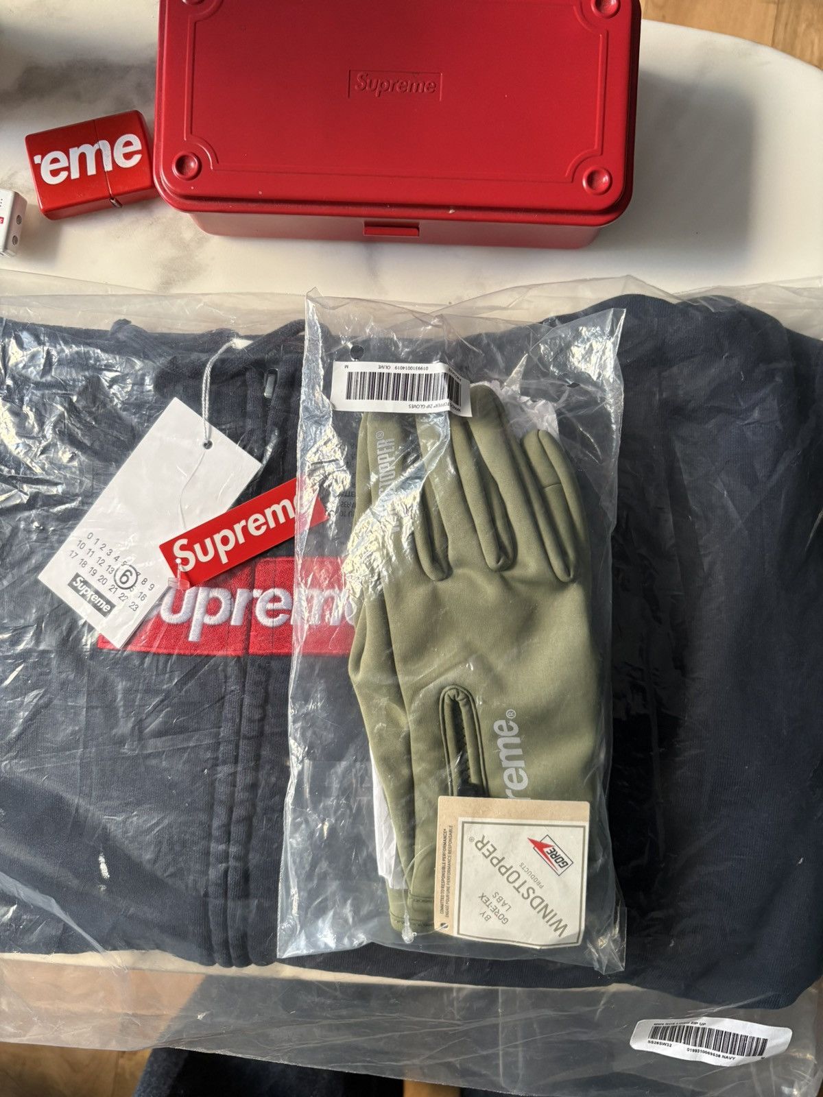 Supreme Supreme F26 gloves | olive Size ONE SIZE - 1 Thumbnail