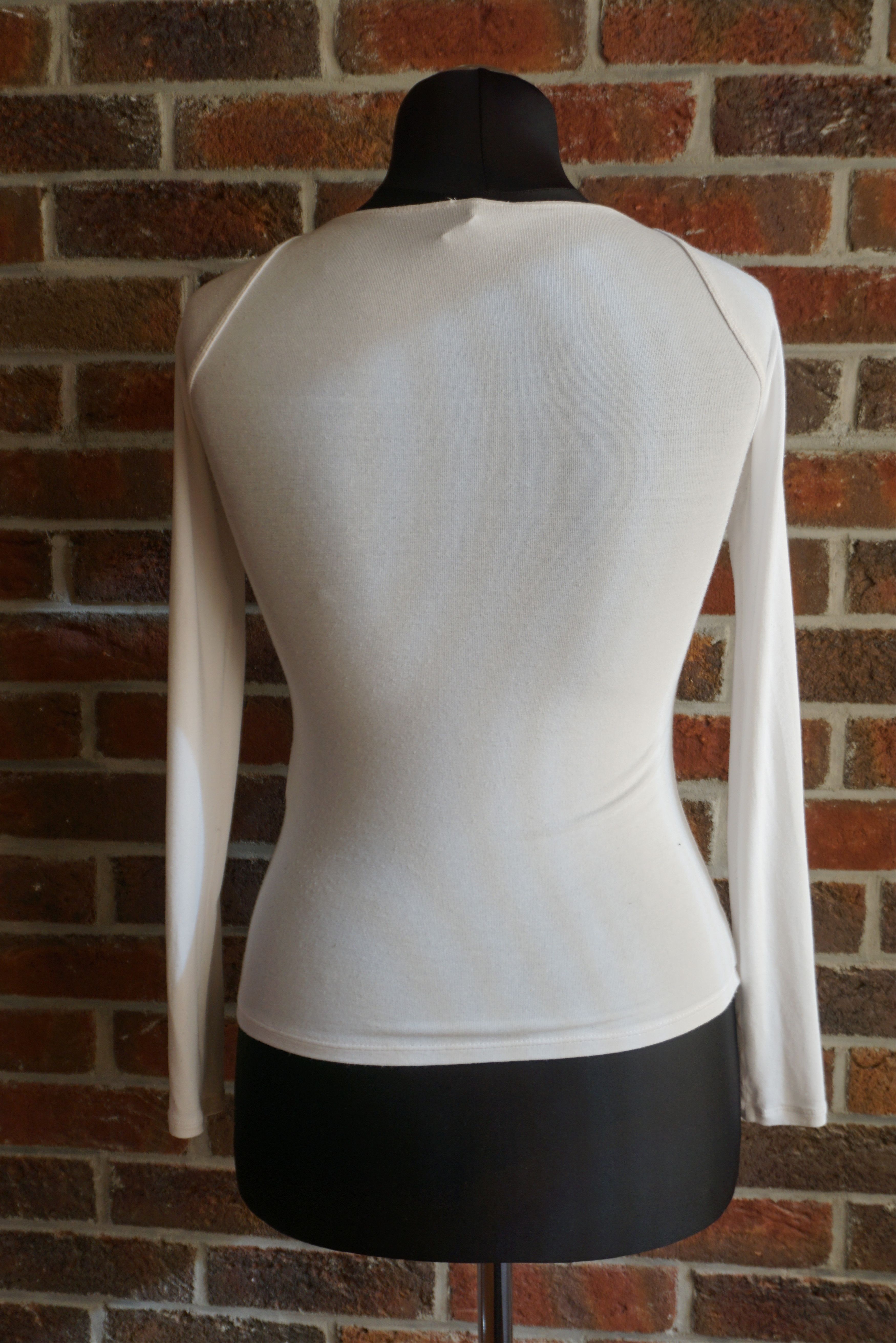 Armani Womens genuine Armani Jeans slim fit top M designer blouse Size M / US 6-8 / IT 42-44 - 5 Thumbnail