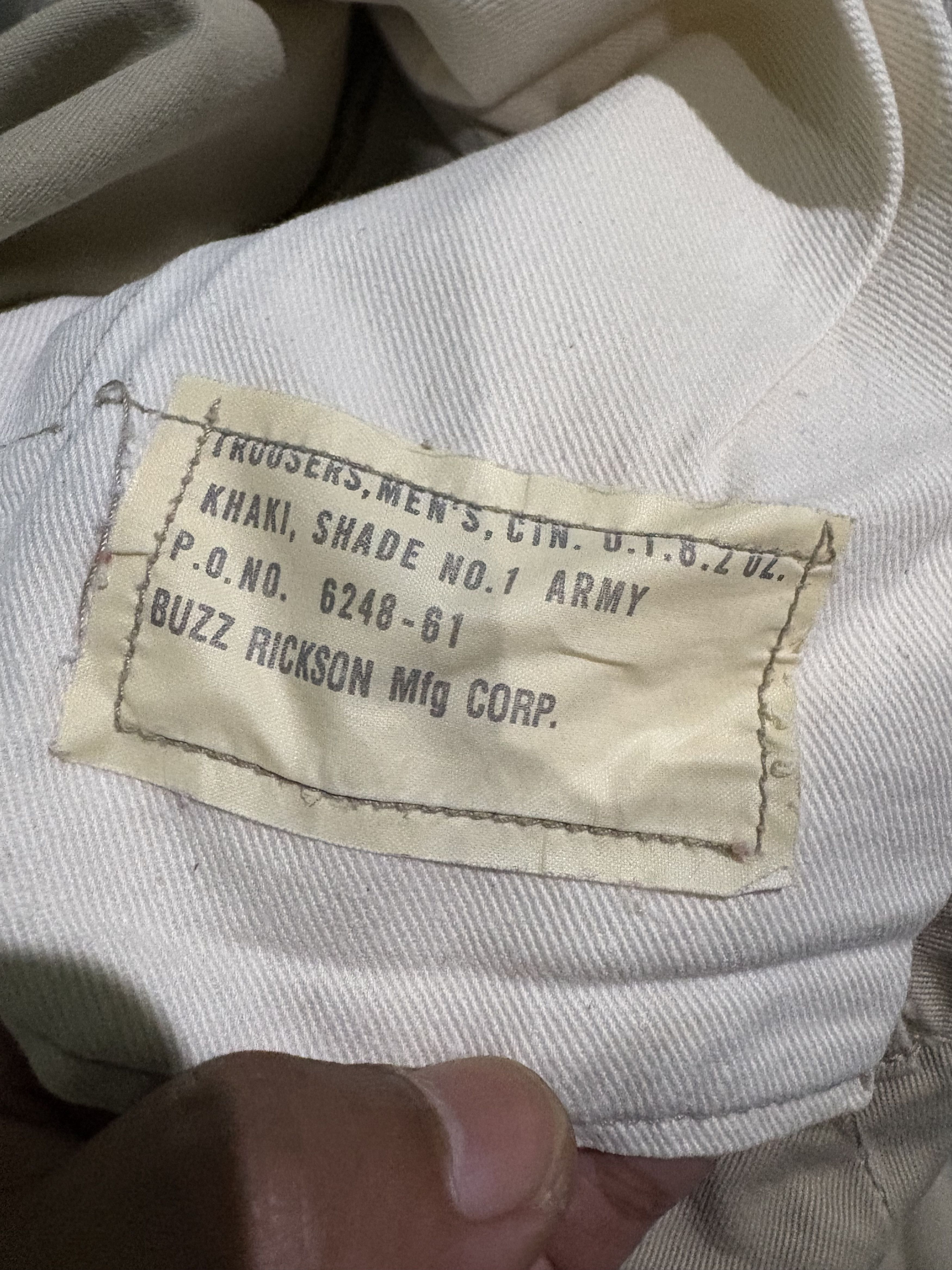 Buzz Rickson's Vintage 60s-70s trousher buzz ricksons WWll military pants Size US 28 / EU 44 - 4 Thumbnail