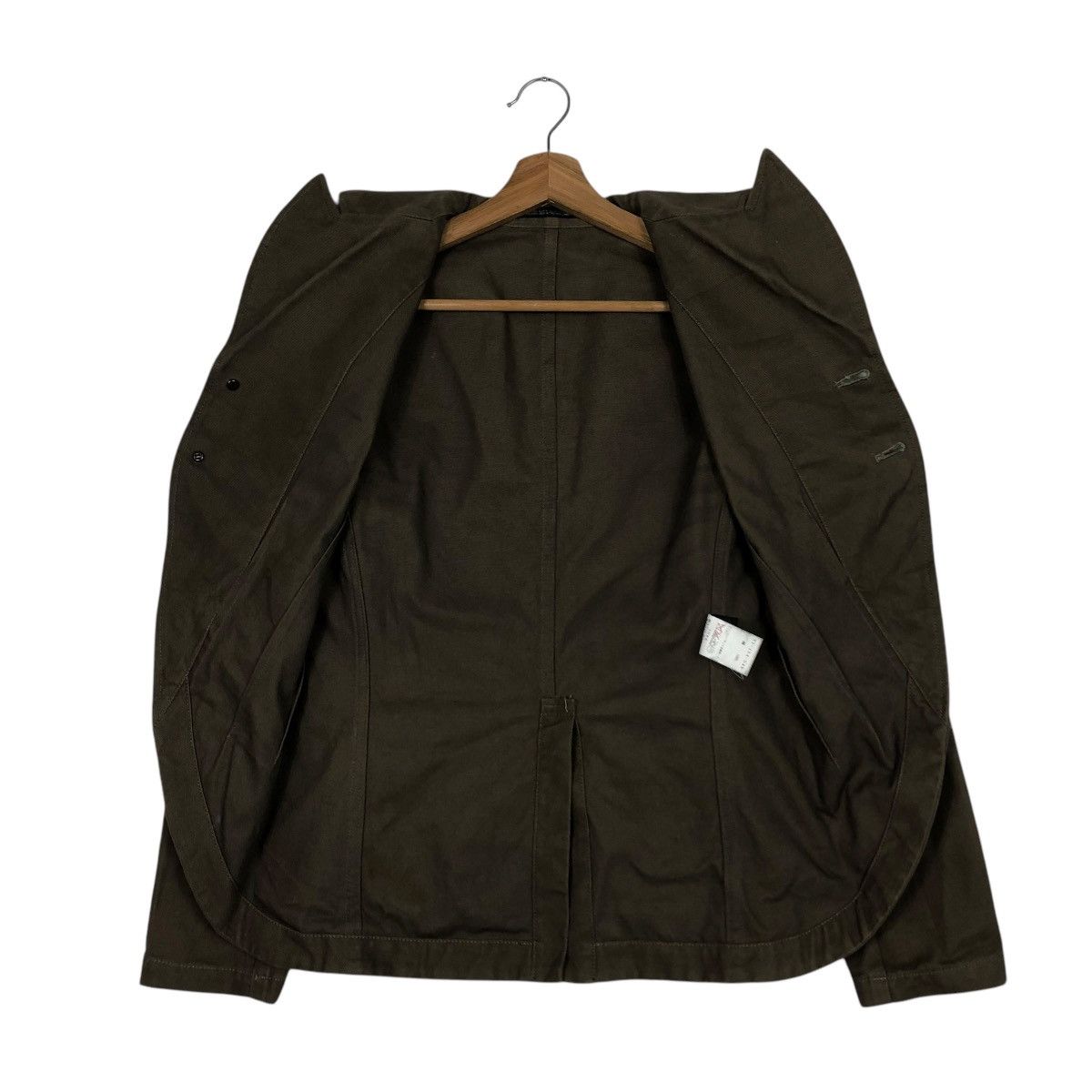 Yohji Yamamoto 🔥VINTAGE CROPPED CHORE JACKET Y’S YOHJI YAMAMOTO Size M / US 6-8 / IT 42-44 - 15 Thumbnail