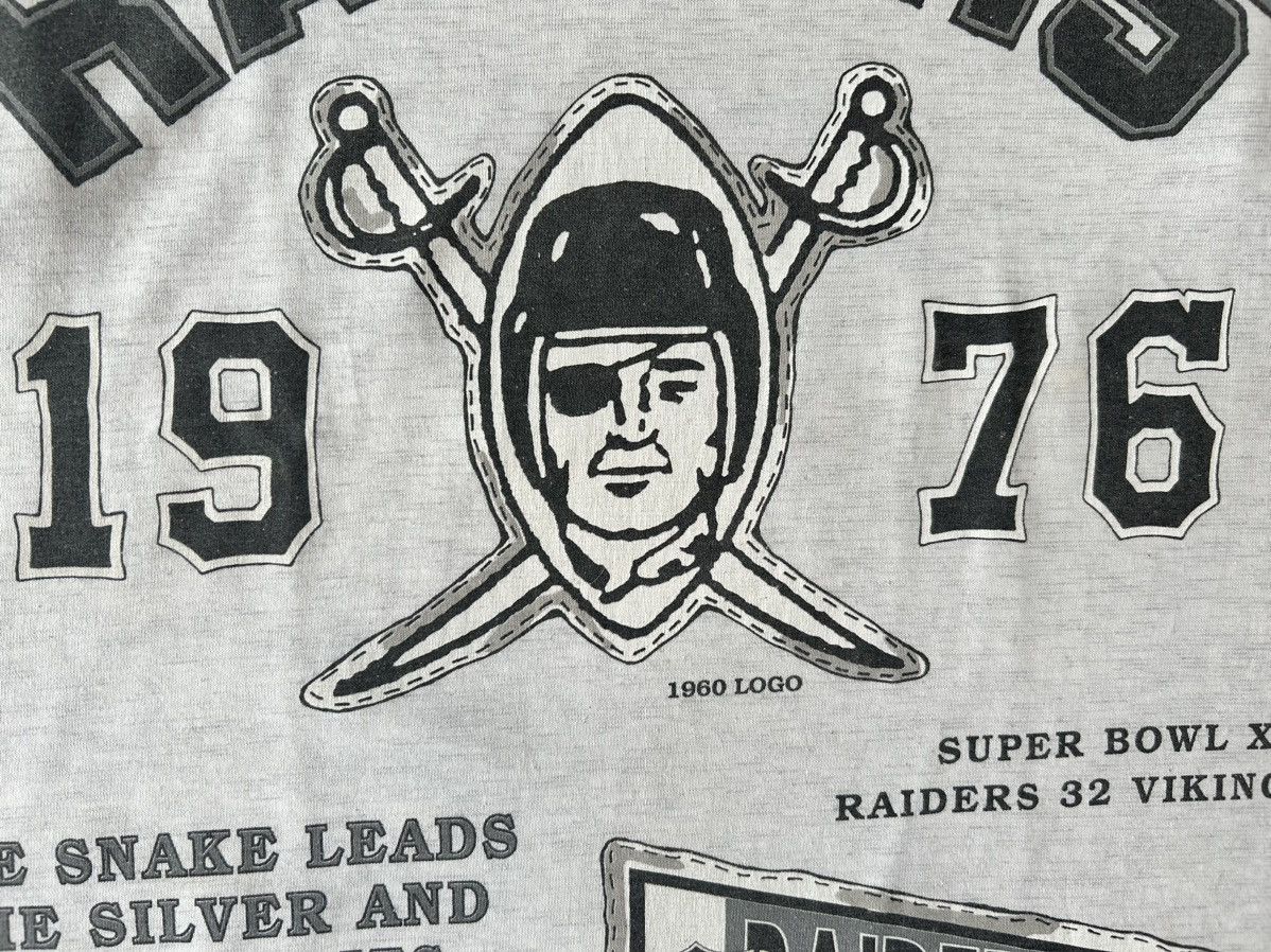 NFL × Vintage Vintage Oakland Raiders “1976 World Champ” by LONG GONE USA Size US L / EU 52-54 / 3 - 3 Thumbnail