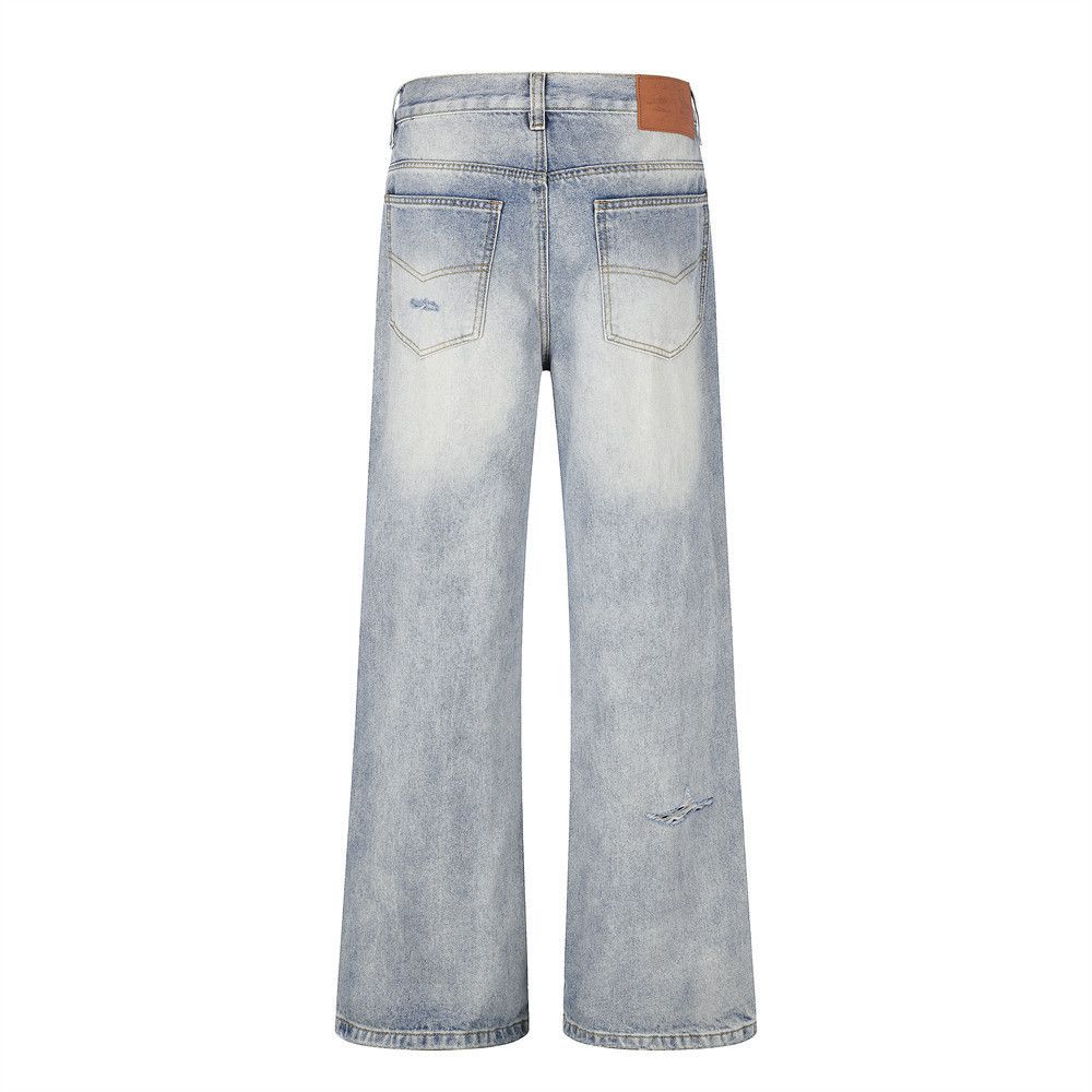 Vintage Men's Punk Distressed Flared Jeans Size US 32 / EU 48 - 2 Thumbnail