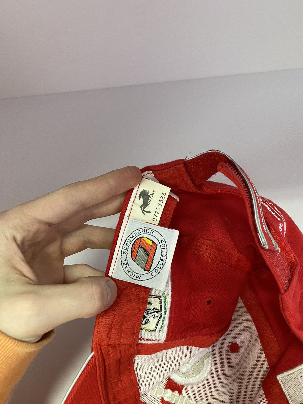 Ferrari × Vintage Vintage Ferrari Racing Cap Size ONE SIZE - 7 Thumbnail