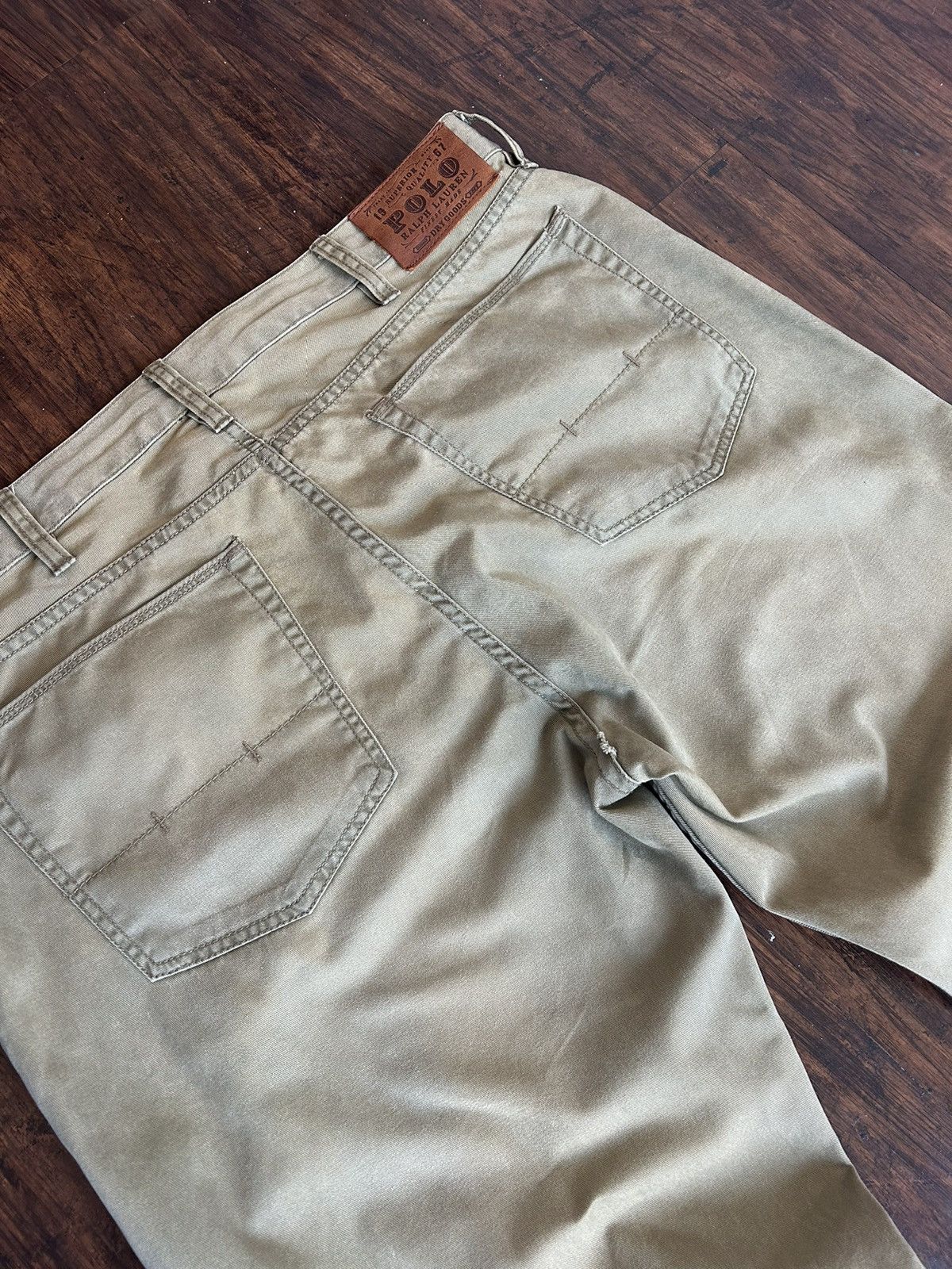 Polo Ralph Lauren Vintage Polo Ralph Lauren Olive Green Chino Pants Size US 38 / EU 54 - 9 Thumbnail