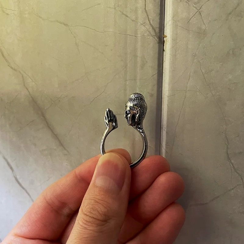 Japanese Brand × Jewelry × Vintage Praying Hands Ring Size ONE SIZE - 3 Thumbnail