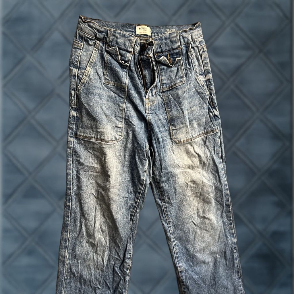 Vintage Kensie Jeans The Astrid Jeans Womens 2/26 High Rise Straight Vintage No Size 26" / US 2 / IT 38 - 1 Thumbnail