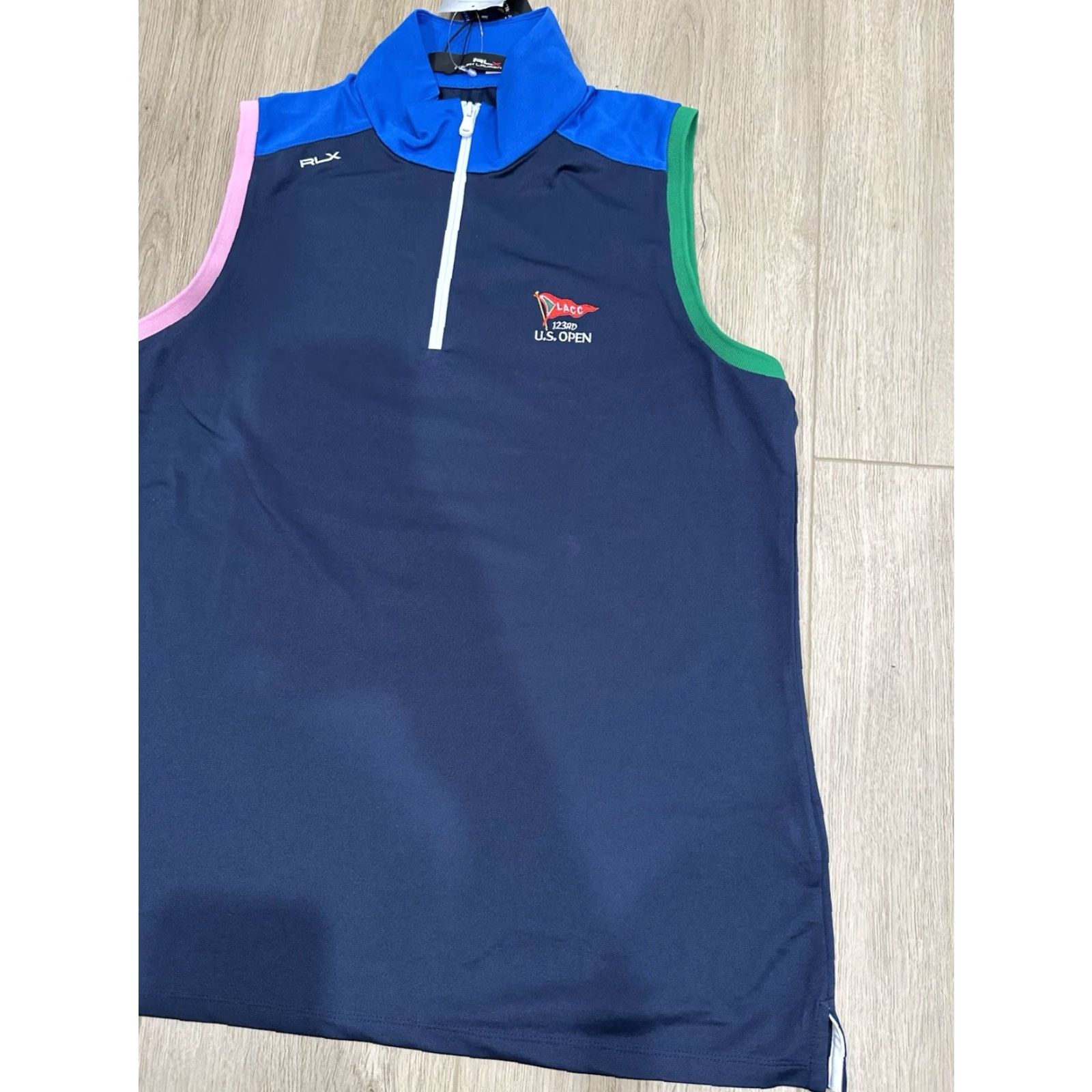 Ralph Lauren VINTAGE? No. RLX Ralph Lauren Air Tech 1/4 Zip Sleeveless Polo Top Vest Large Polo LACC Women Shirt Size L / US 10 / IT 46 - 2 Thumbnail