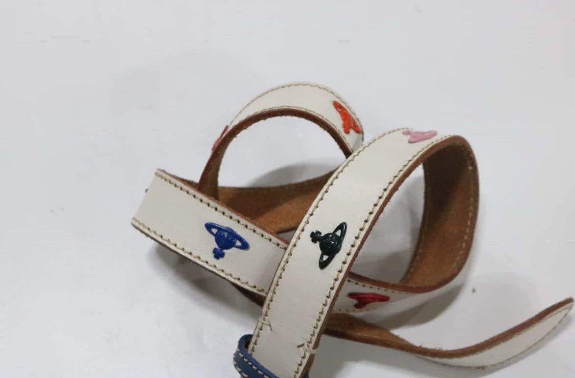 Vivienne Westwood Vivienne Westwood Rare Colorful Saturn Leather Belt Size ONE SIZE - 3 Thumbnail