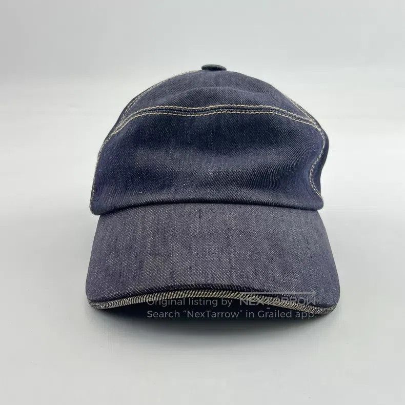Hermes Hermes size 57 Denim Blue Simple Windproof Adjustable Visor Size ONE SIZE - 1 Thumbnail