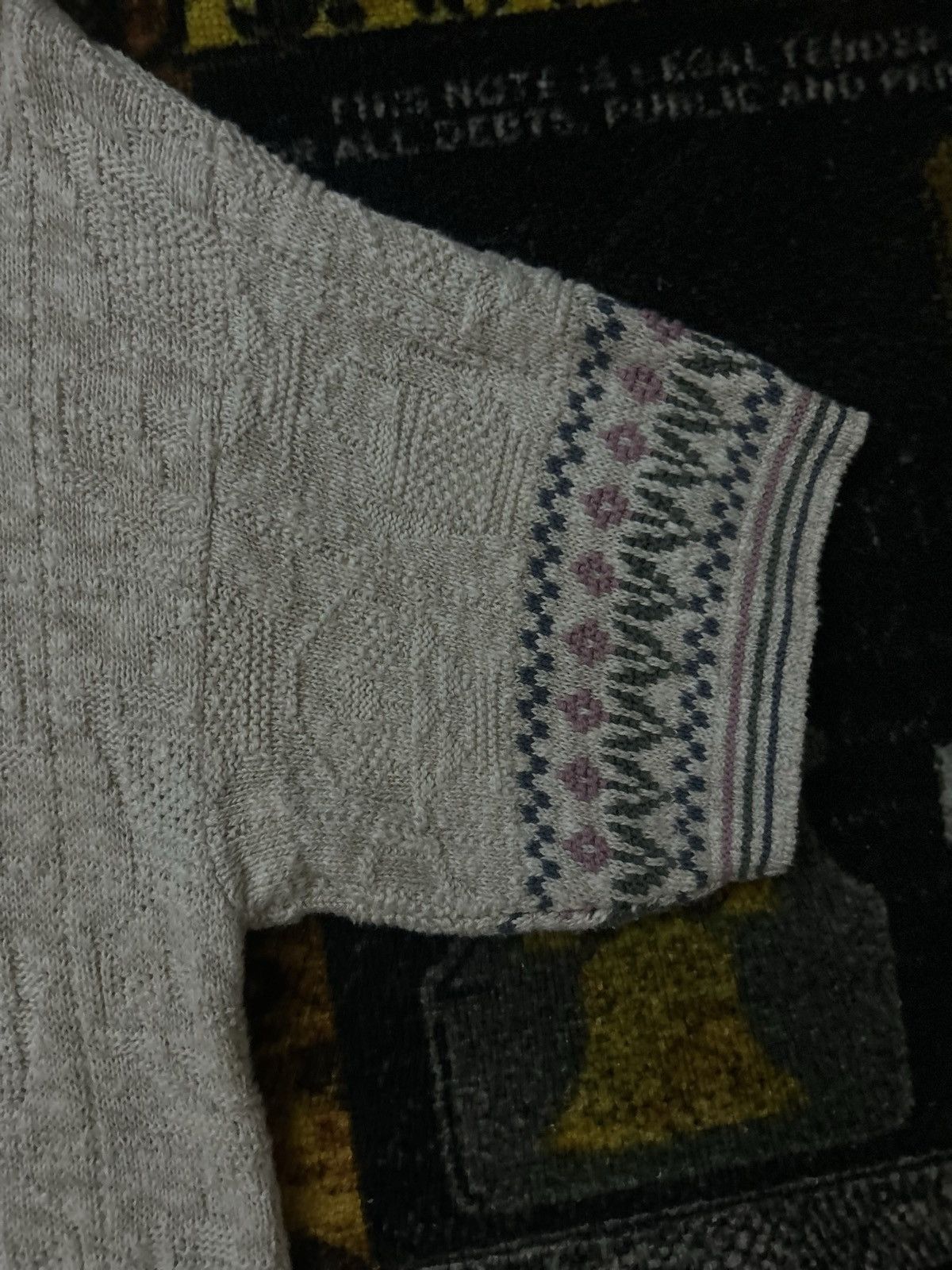 Vintage Vintage Knitted Polo Size US S / EU 44-46 / 1 - 4 Thumbnail