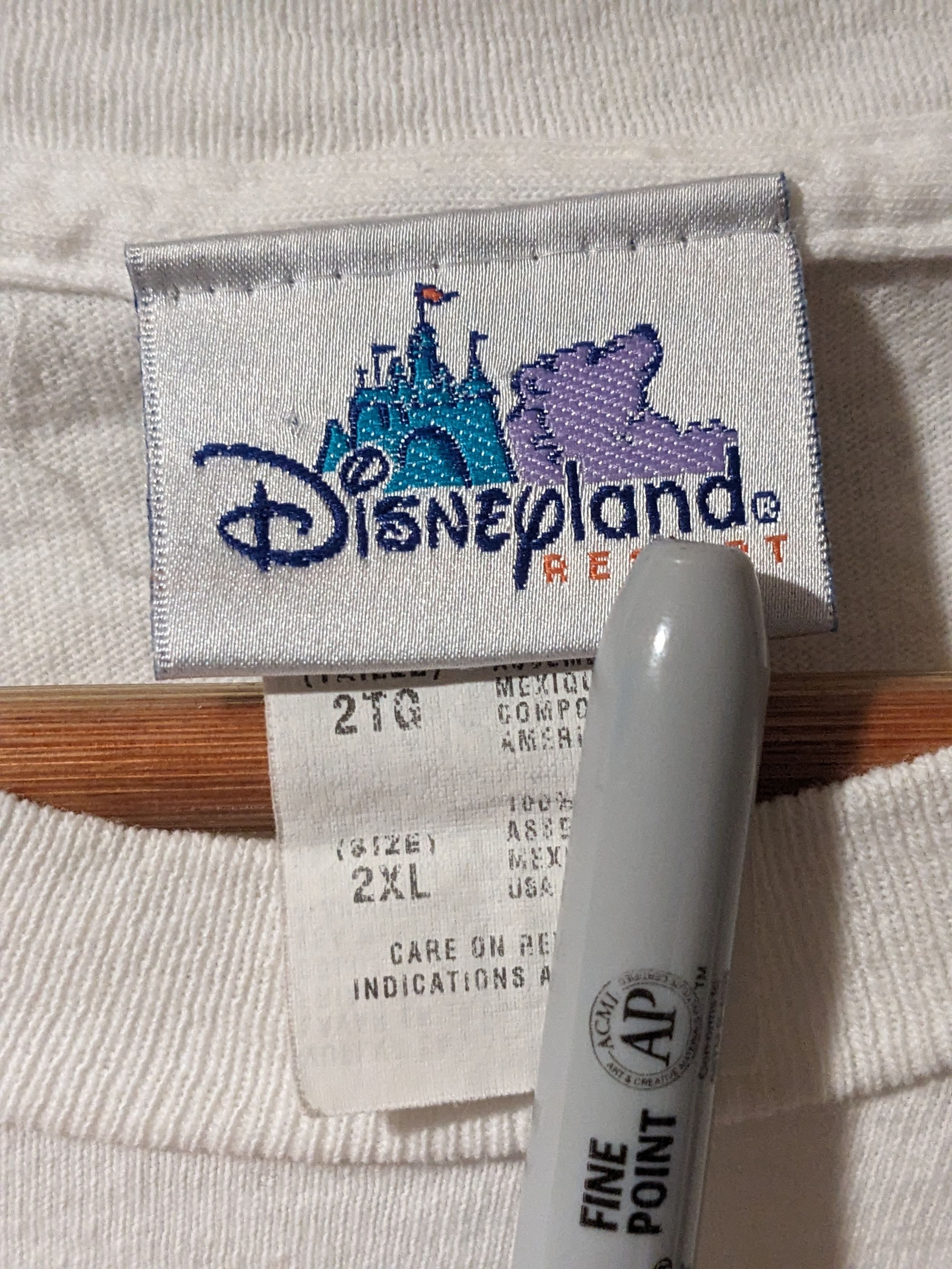 Disney × Vintage Vintage 90s Disney Land Resort Mickey Mouse XX-Large T-Shirt Size US XXL / EU 58 / 5 - 3 Thumbnail