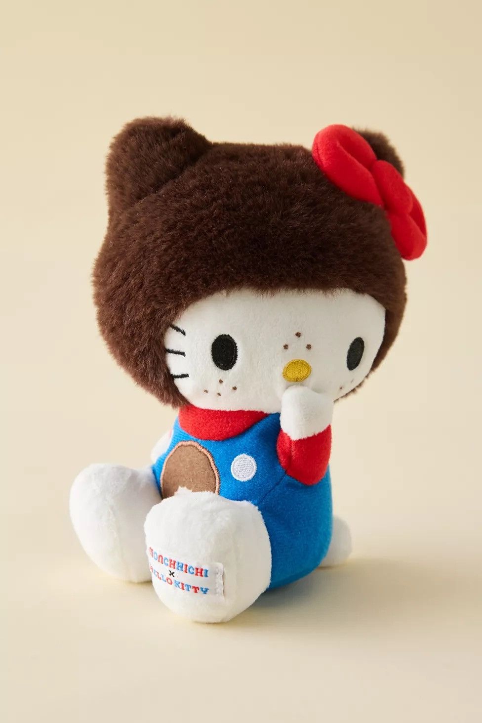Urban Outfitters Sanrio Hello Kitty X Monchhichi Overalls Plushie Size ONE SIZE - 1 Thumbnail