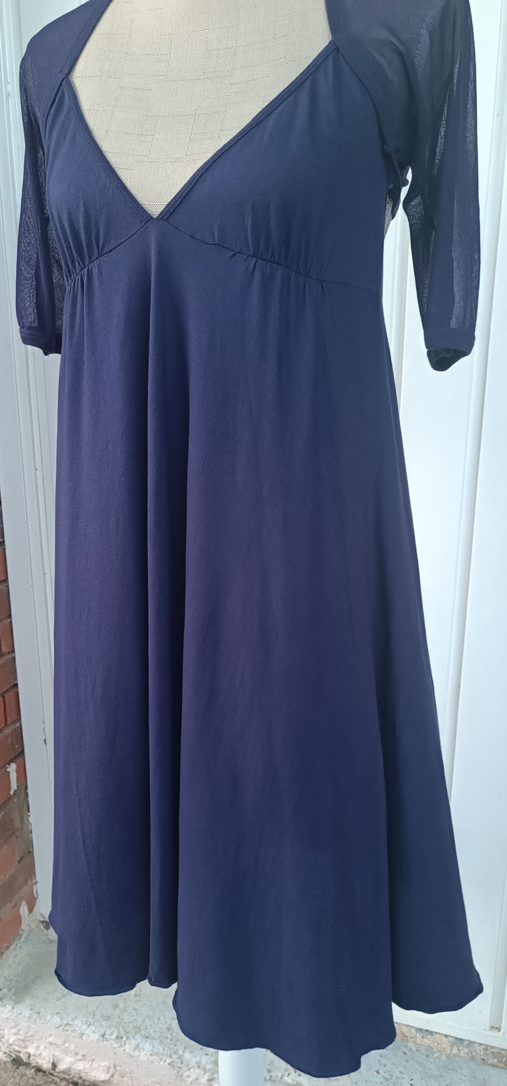 Jean Paul Gaultier Midnight blue - 2 pieces - midi dress Size M / US 6-8 / IT 42-44 - 2 Thumbnail
