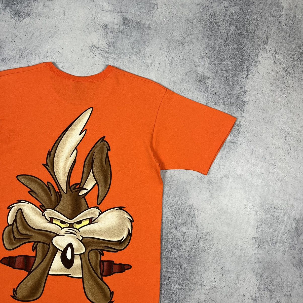 Warner Bros Vintage Wile E Coyote cartoon humor tee 1998 Size US S / EU 44-46 / 1 - 5 Thumbnail