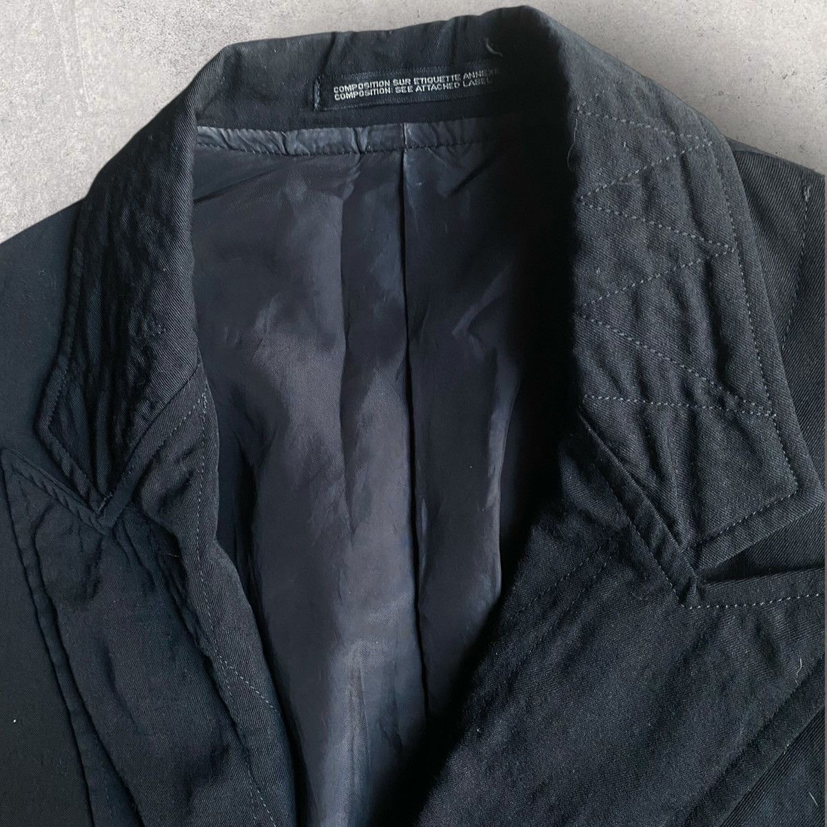 Yohji Yamamoto Vintage SS00 Oversize Double Breath Blazer Size S / US 4 / IT 40 - 3 Thumbnail