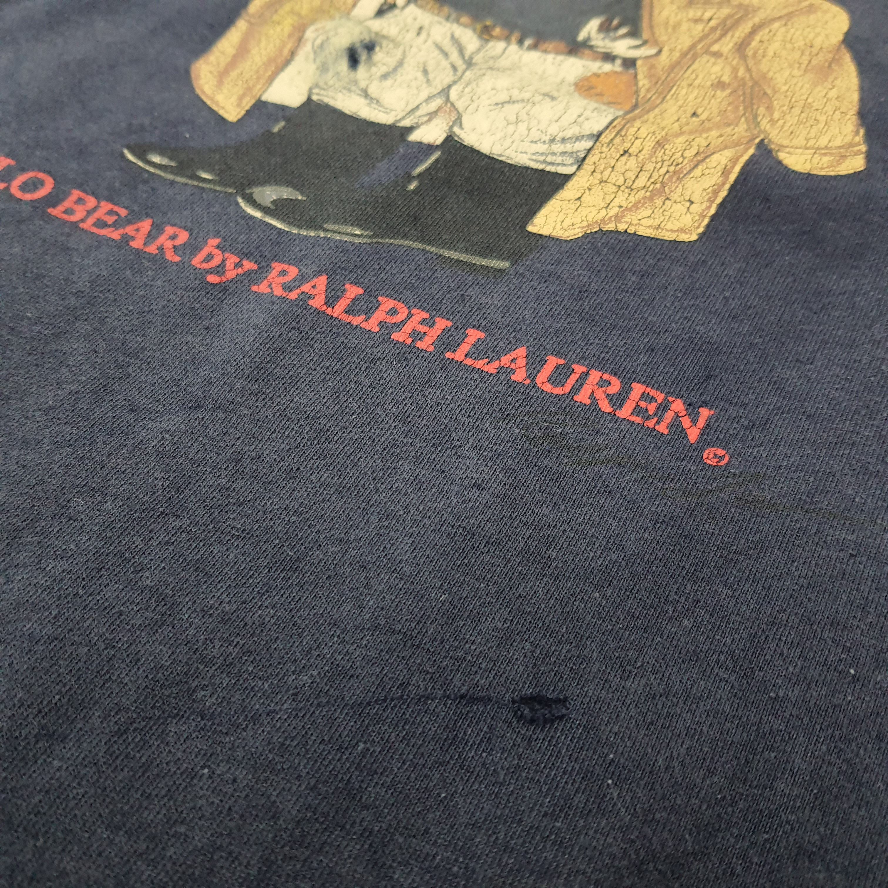 Polo Ralph Lauren Vintage Polo Bear by Ralph Lauren Sweatshirt C246N23 Size US L / EU 52-54 / 3 - 13 Thumbnail