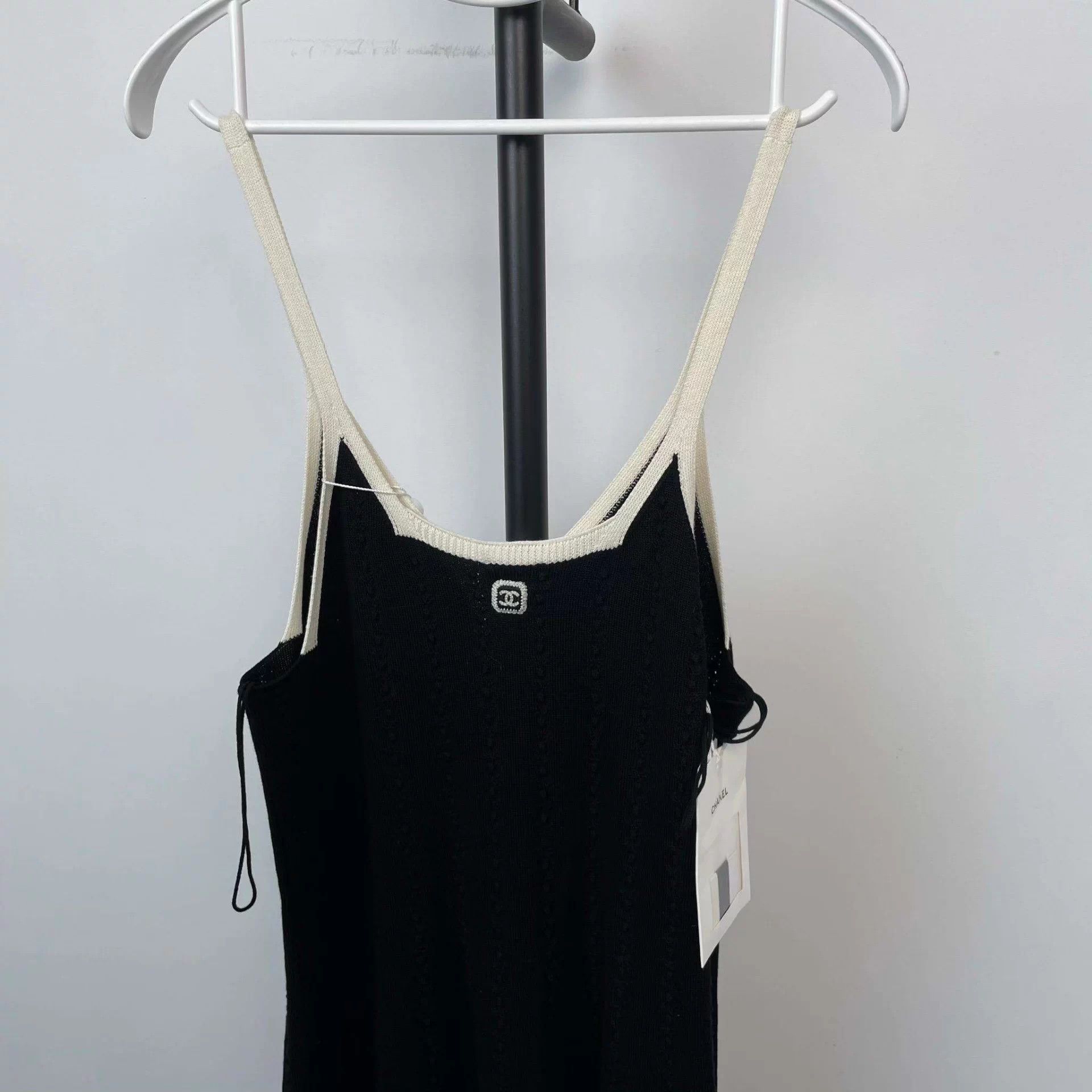 Chanel Chanel Camisole Knit Dress Black 38 Size S / US 4 / IT 40 - 5 Thumbnail